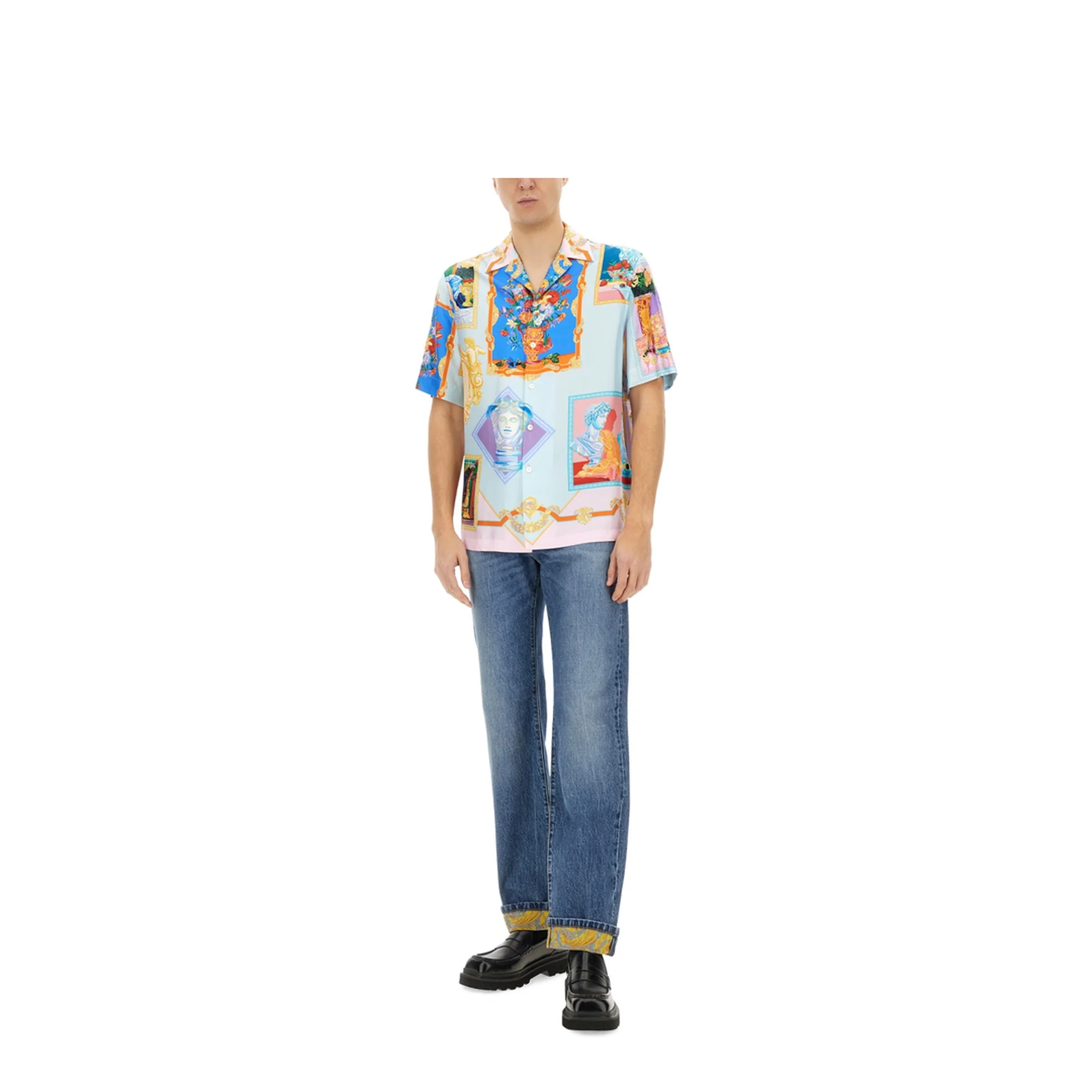 Indigo Blue Cotton Jeans - Image 2