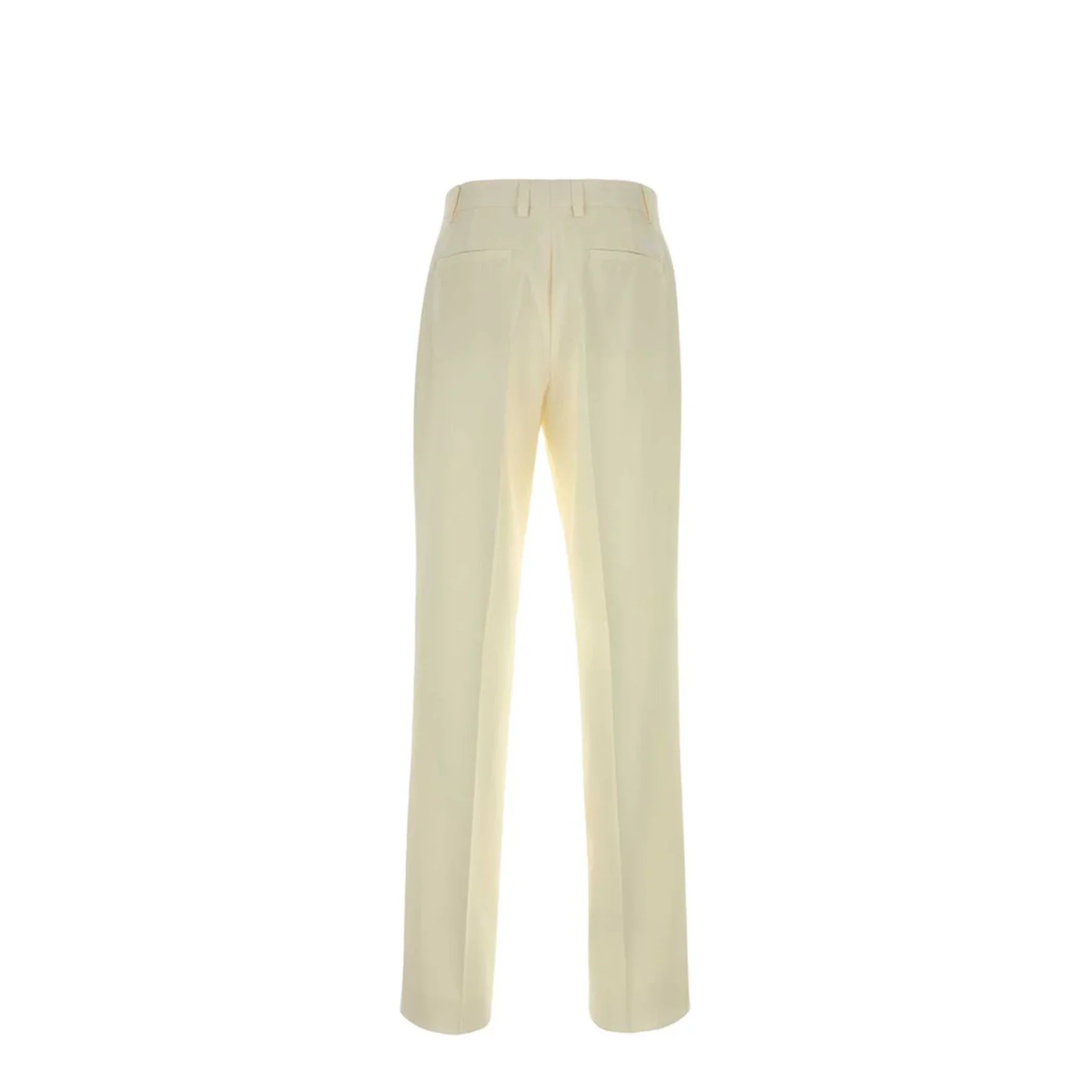 Ivory Wool Blend Pants - Image 2