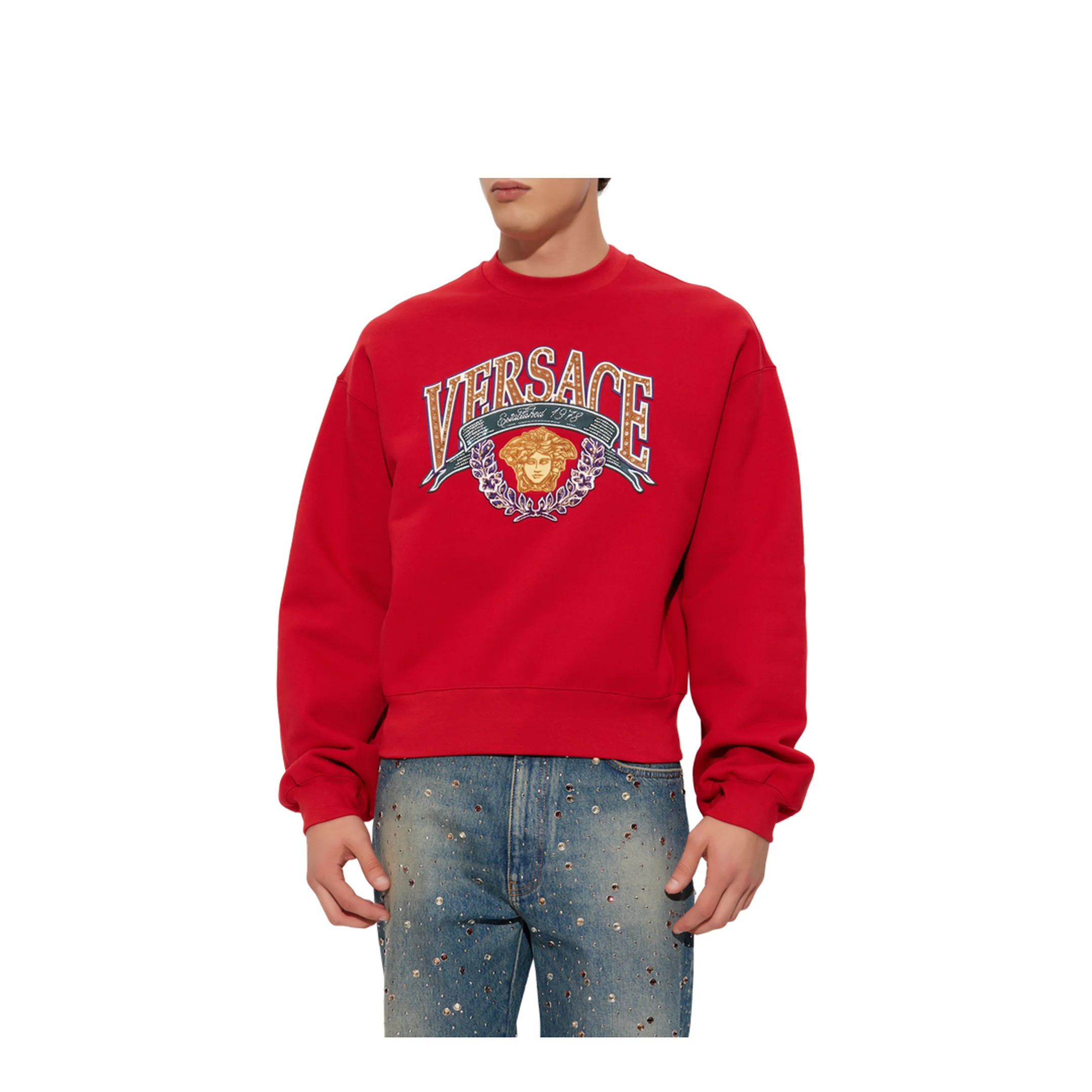 Knitted Sweater Red - Image 3