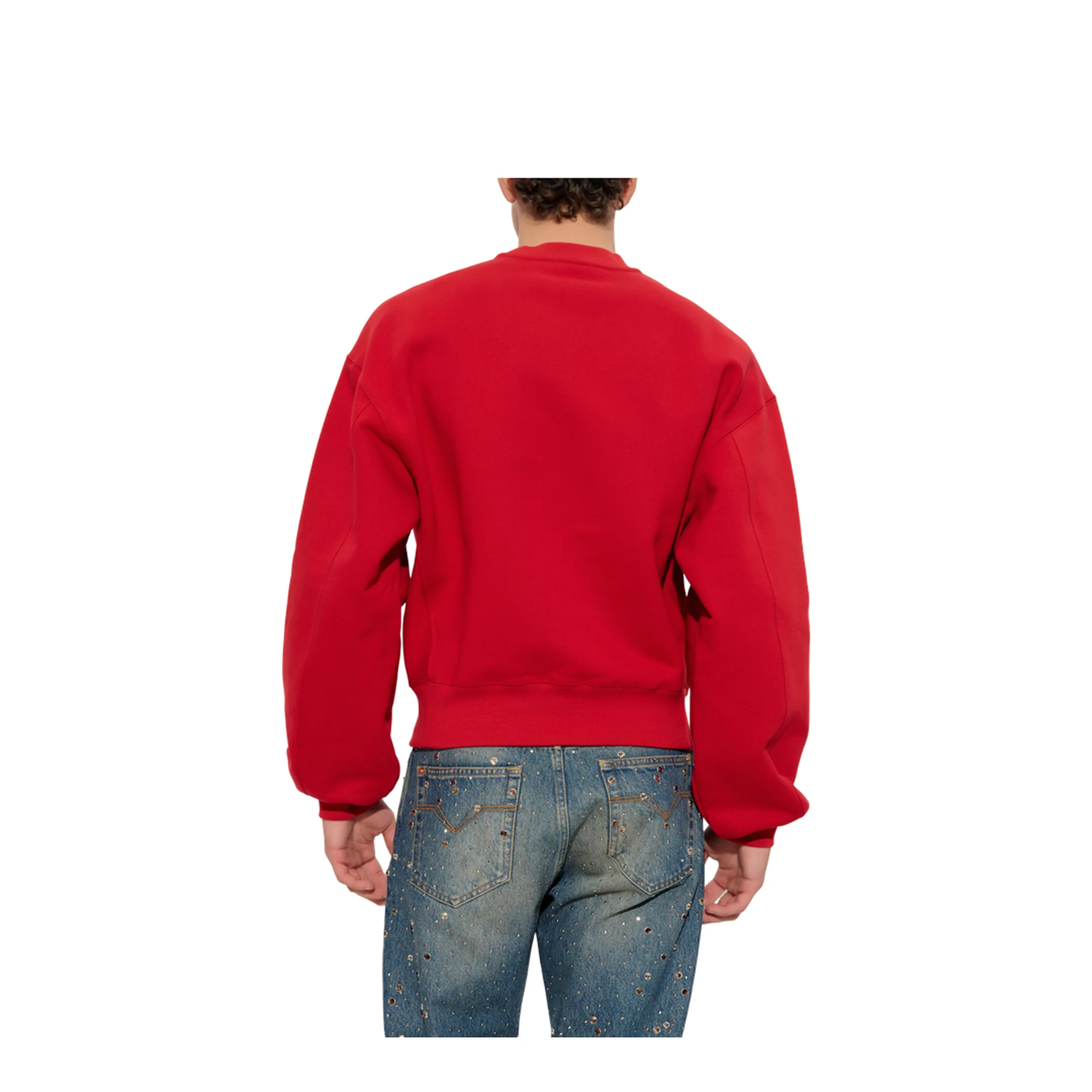 Knitted Sweater Red - Image 4