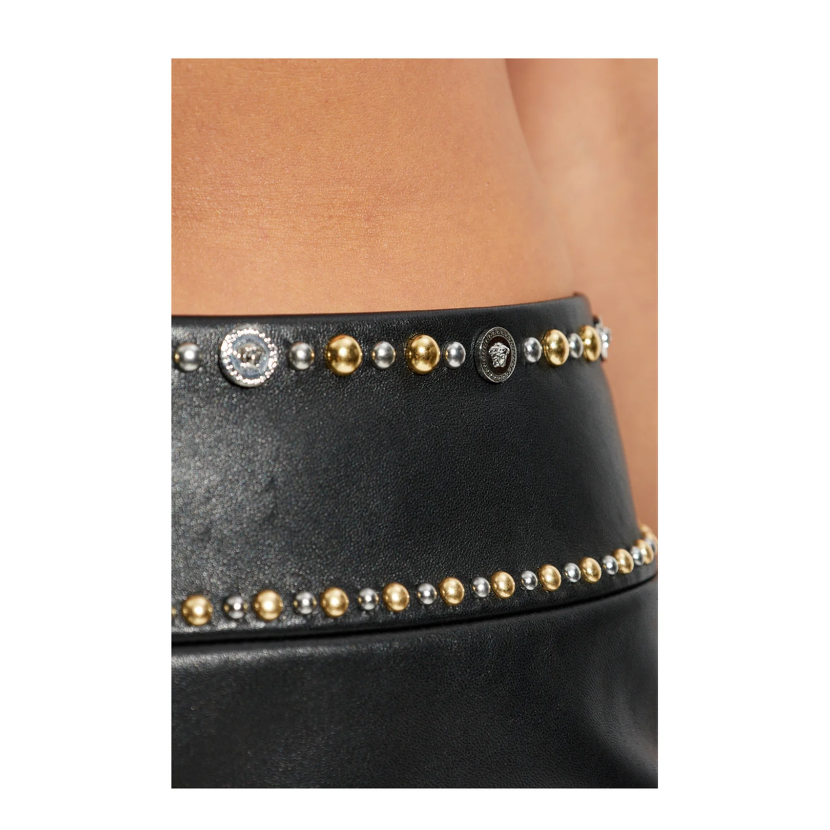Black Leather Skirt Studs - Image 5
