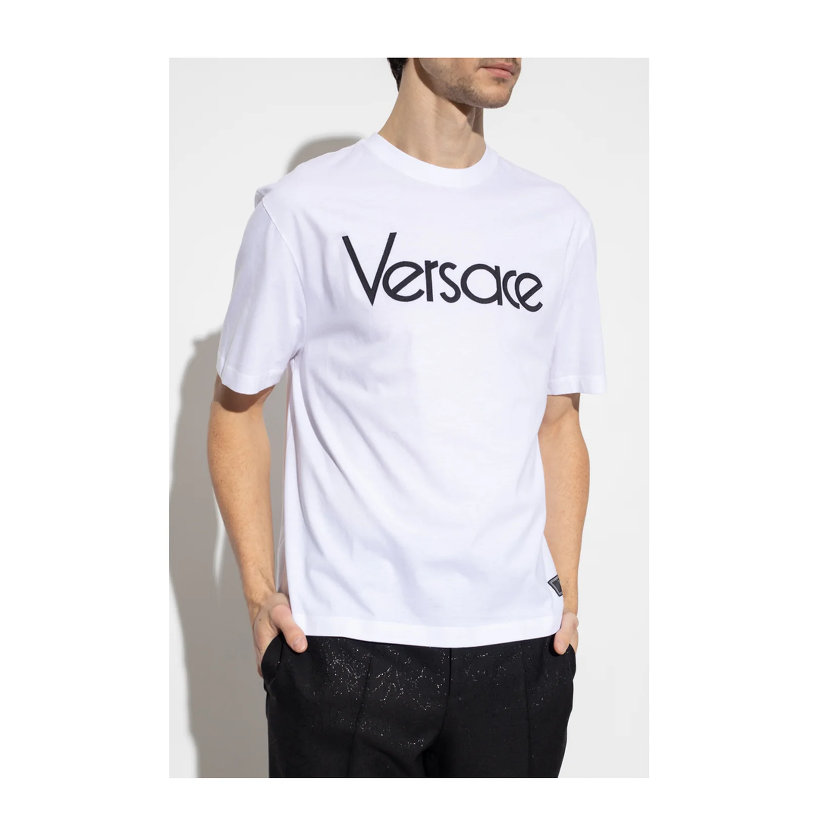 Logo-Embroidered T-Shirt - White - Image 4