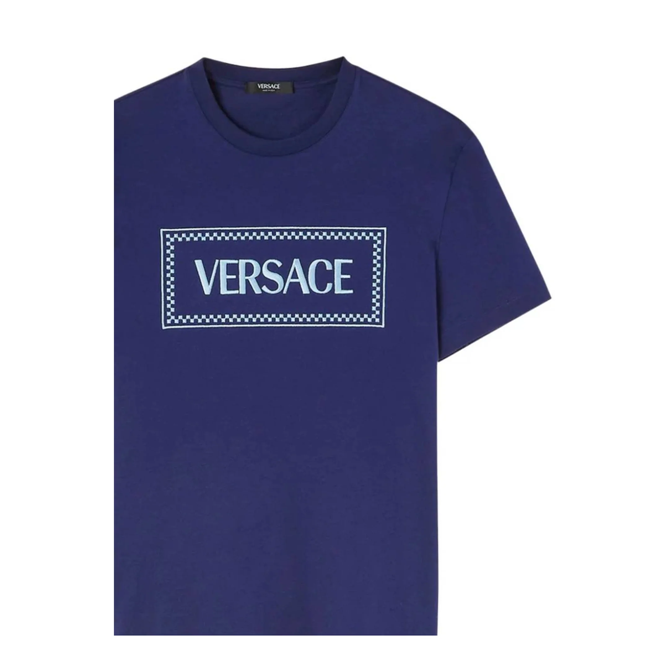 Logo-print Cotton T-shirt In Blue - Image 2