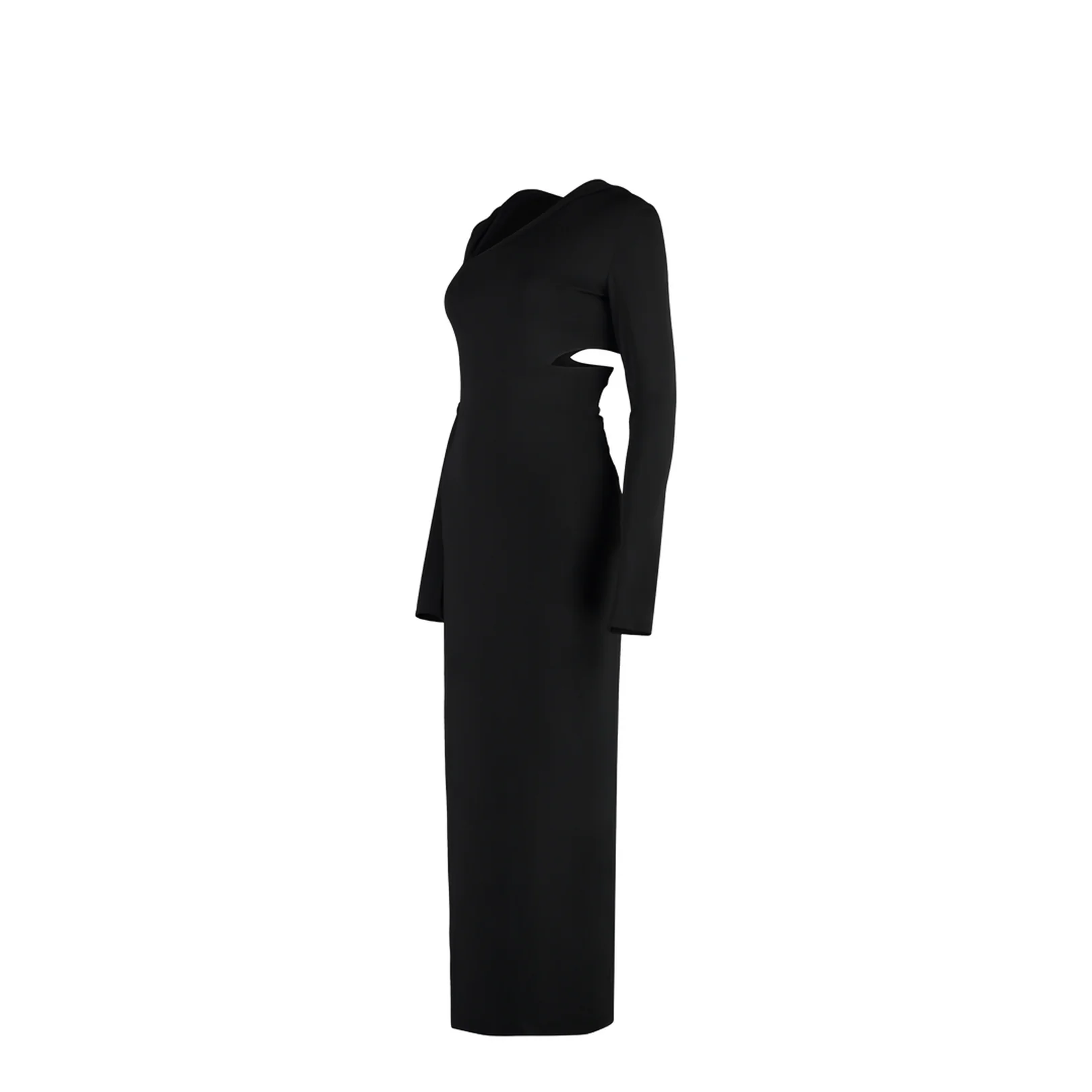 Long Cut-Out Hooded Dress - Image 5