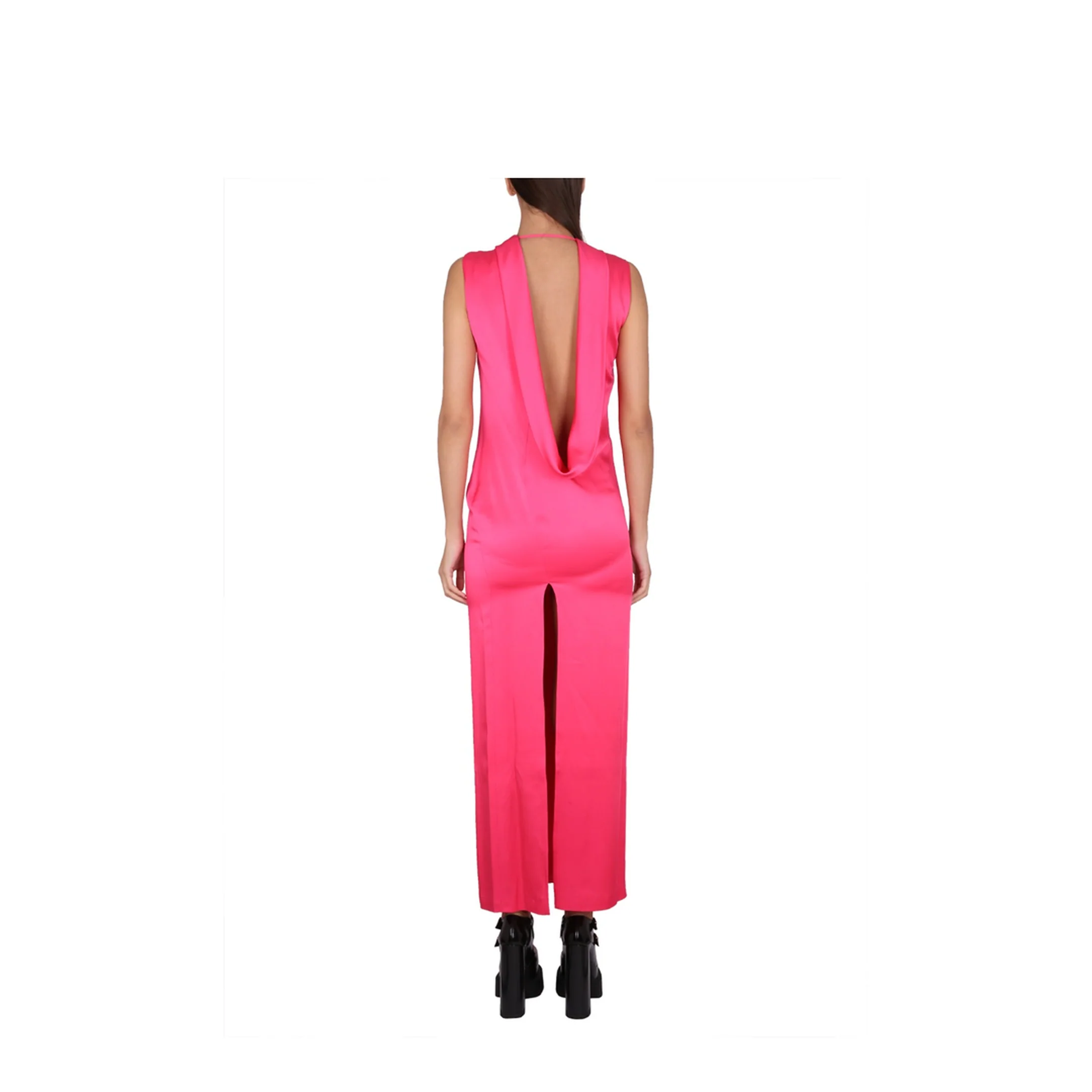 Long Dress With Ring Neckline - Image 3