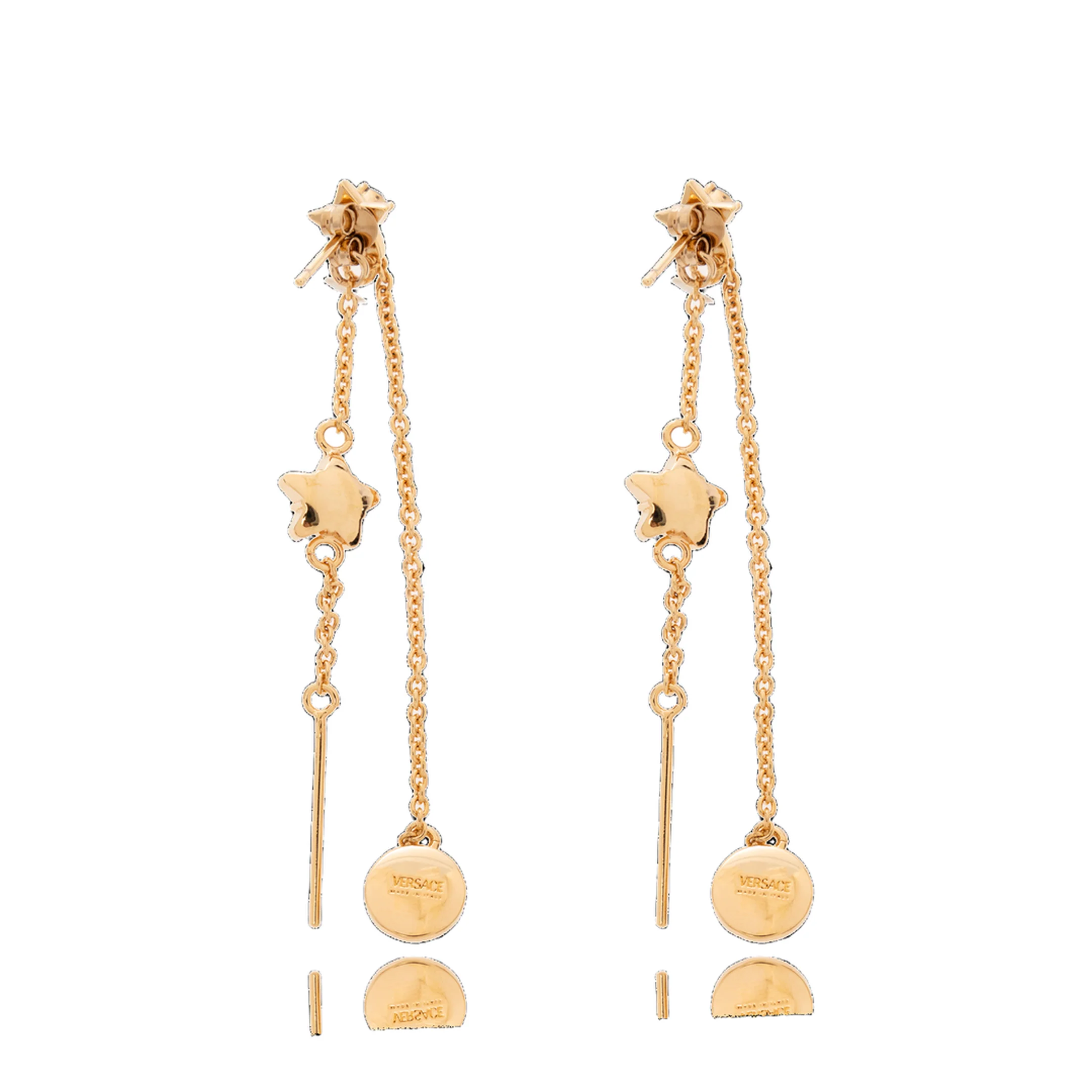 Long Earrings Shimmering Crystals - Image 3
