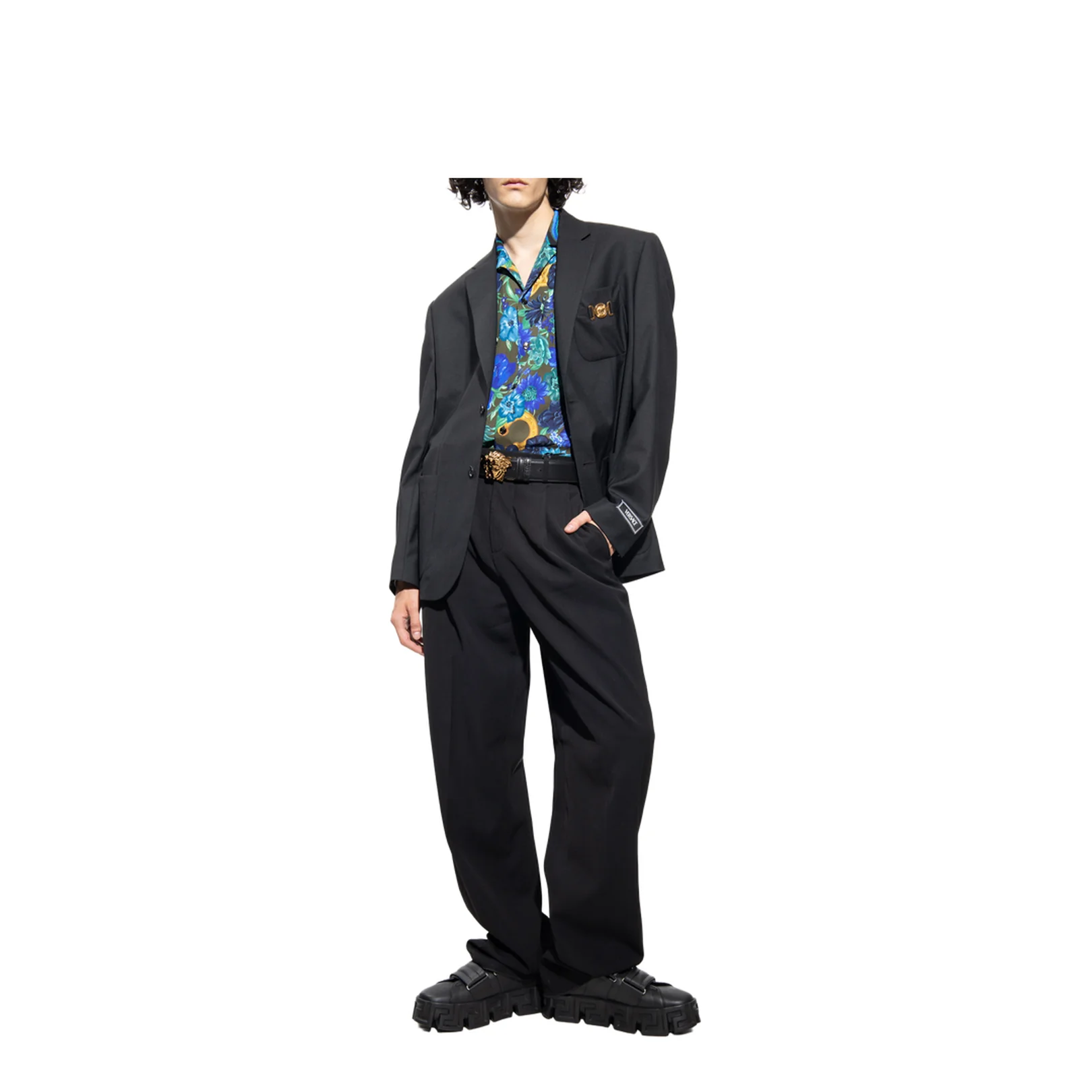Medusa Biggie Single-breasted Blazer - Image 4