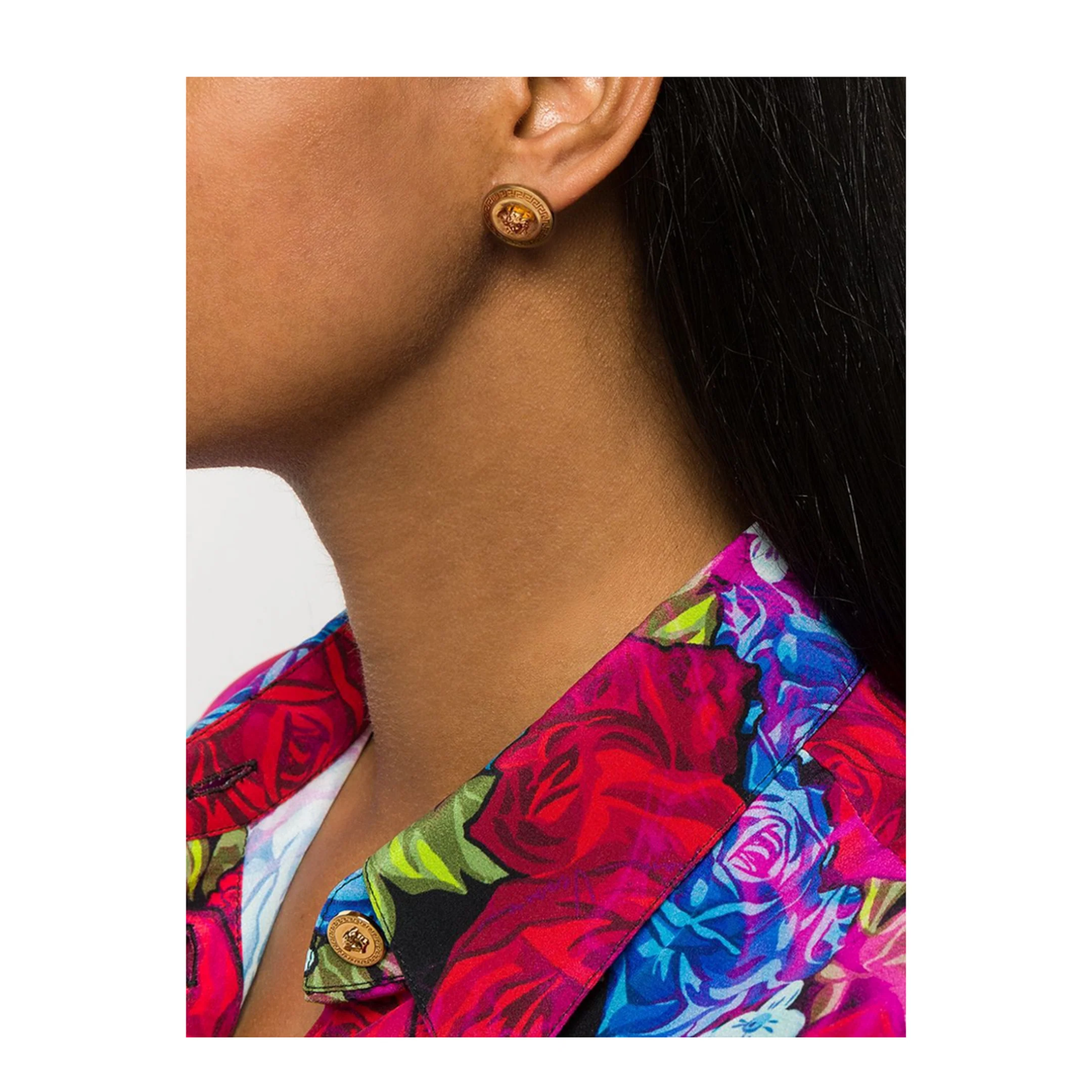 Medusa Circular Earrings - Image 11