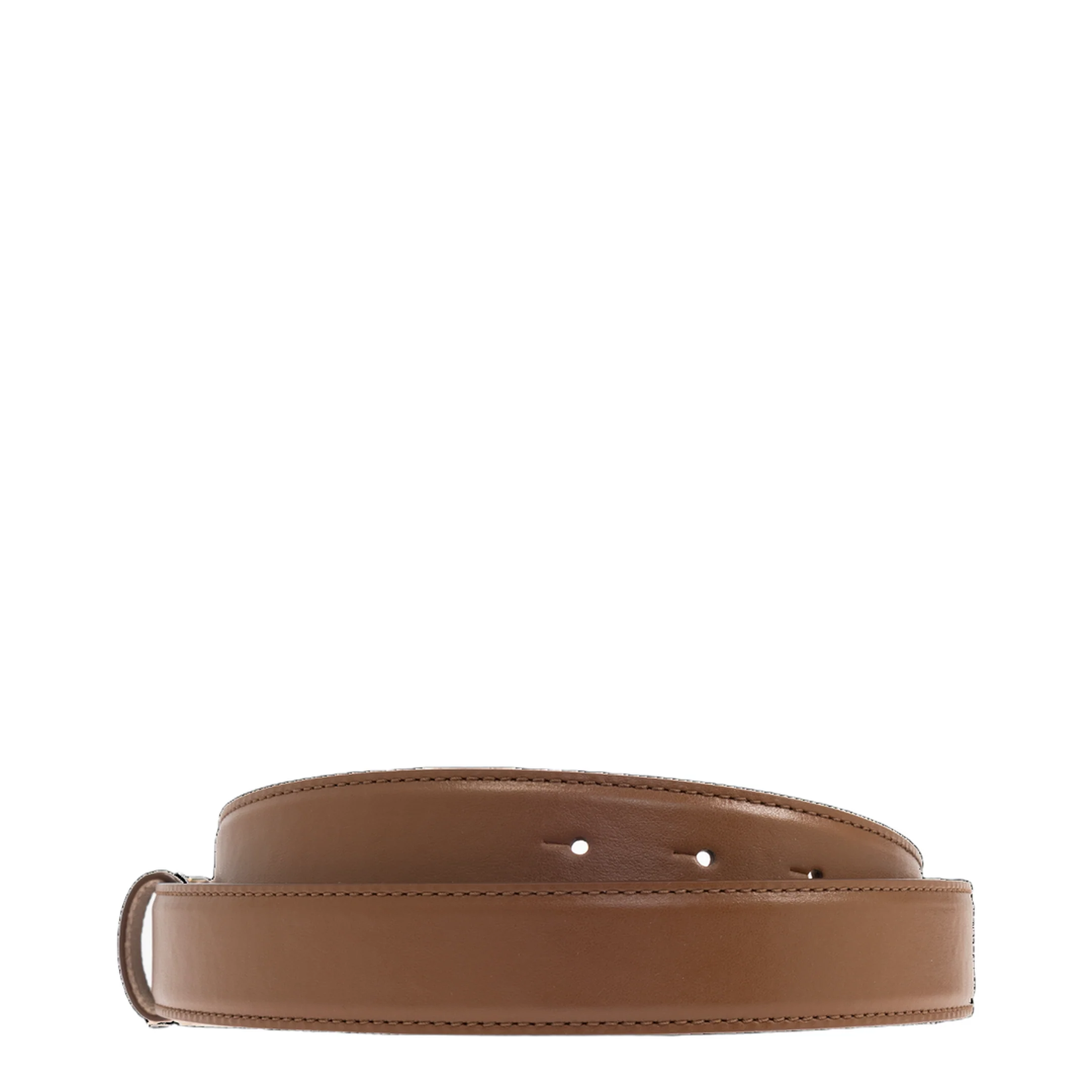 Men's Logo Belt Brown - Image 3