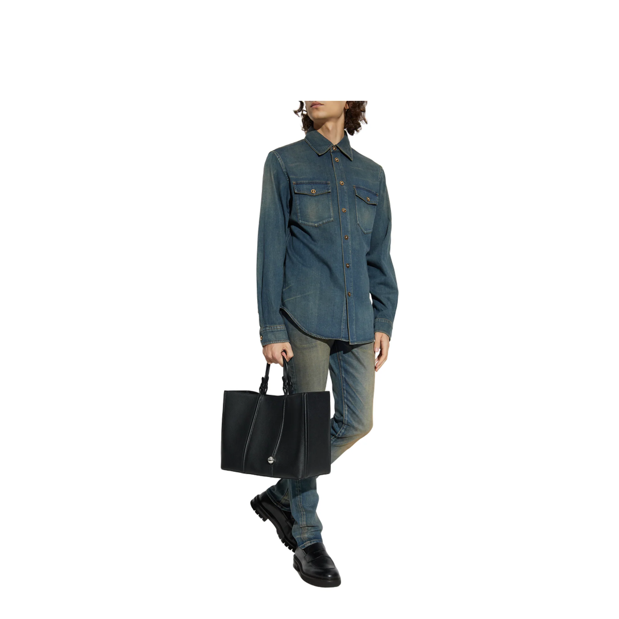 Men's Shirt Denim - Image 2