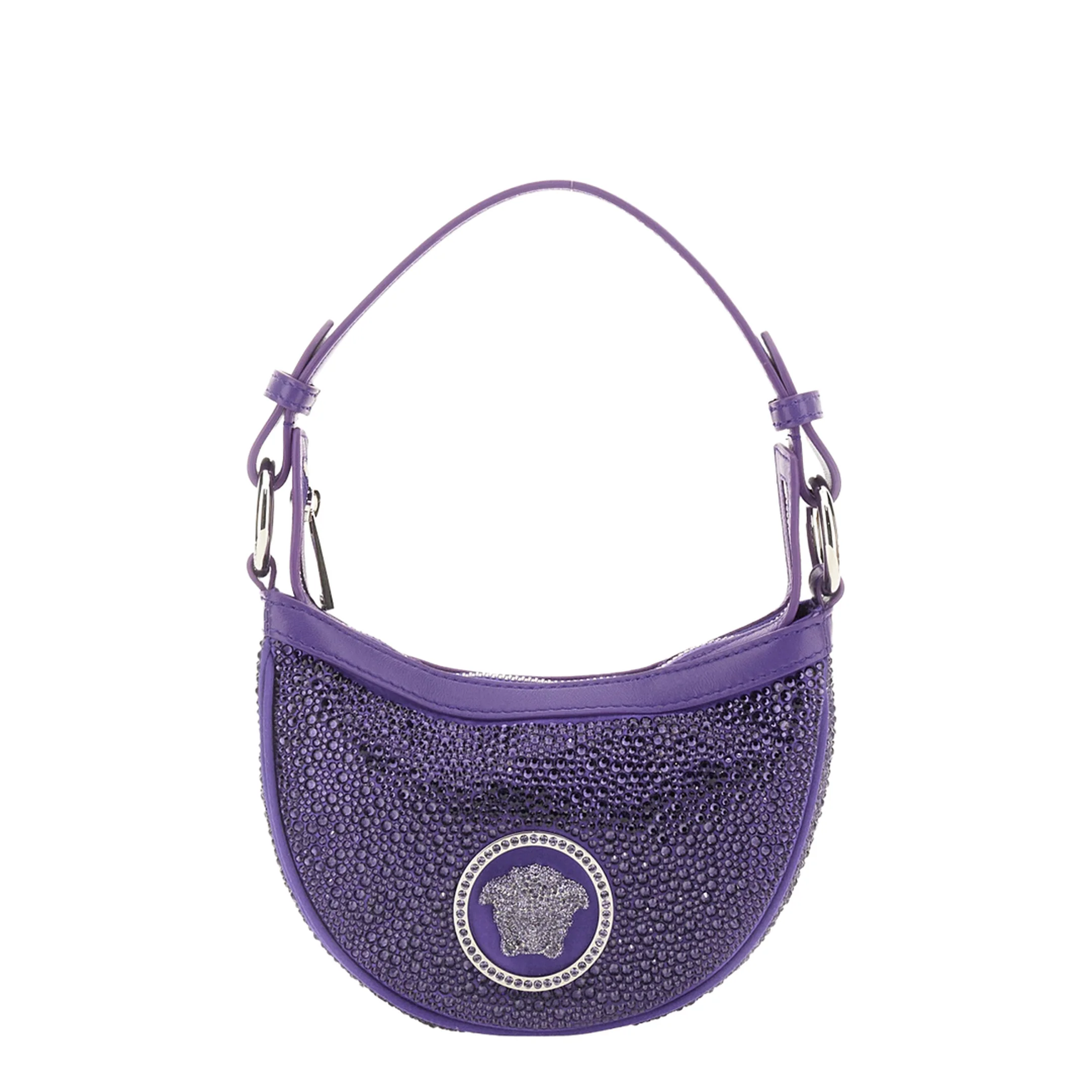 Mini Hobo Bag with Crystals