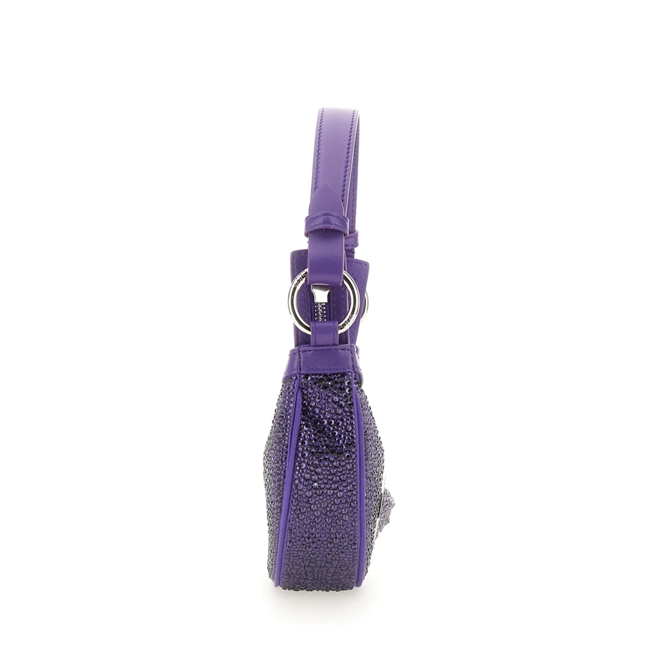 Mini Hobo Bag with Crystals - Image 3