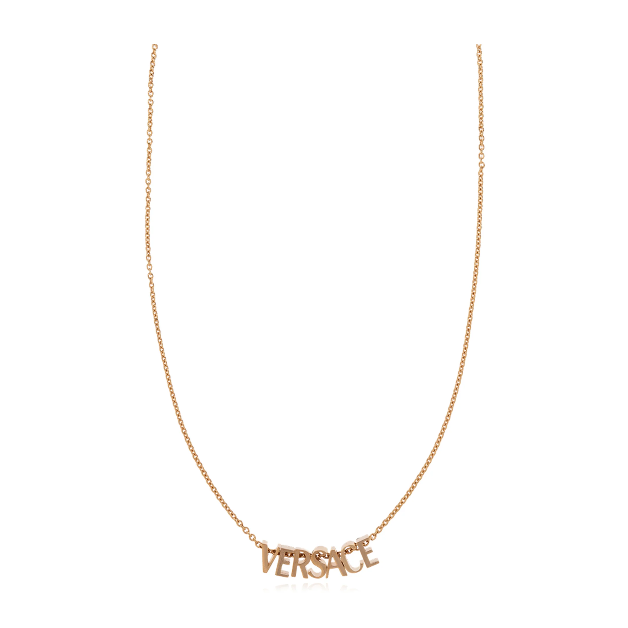 Logo Pendant Necklace Gold - Image 2