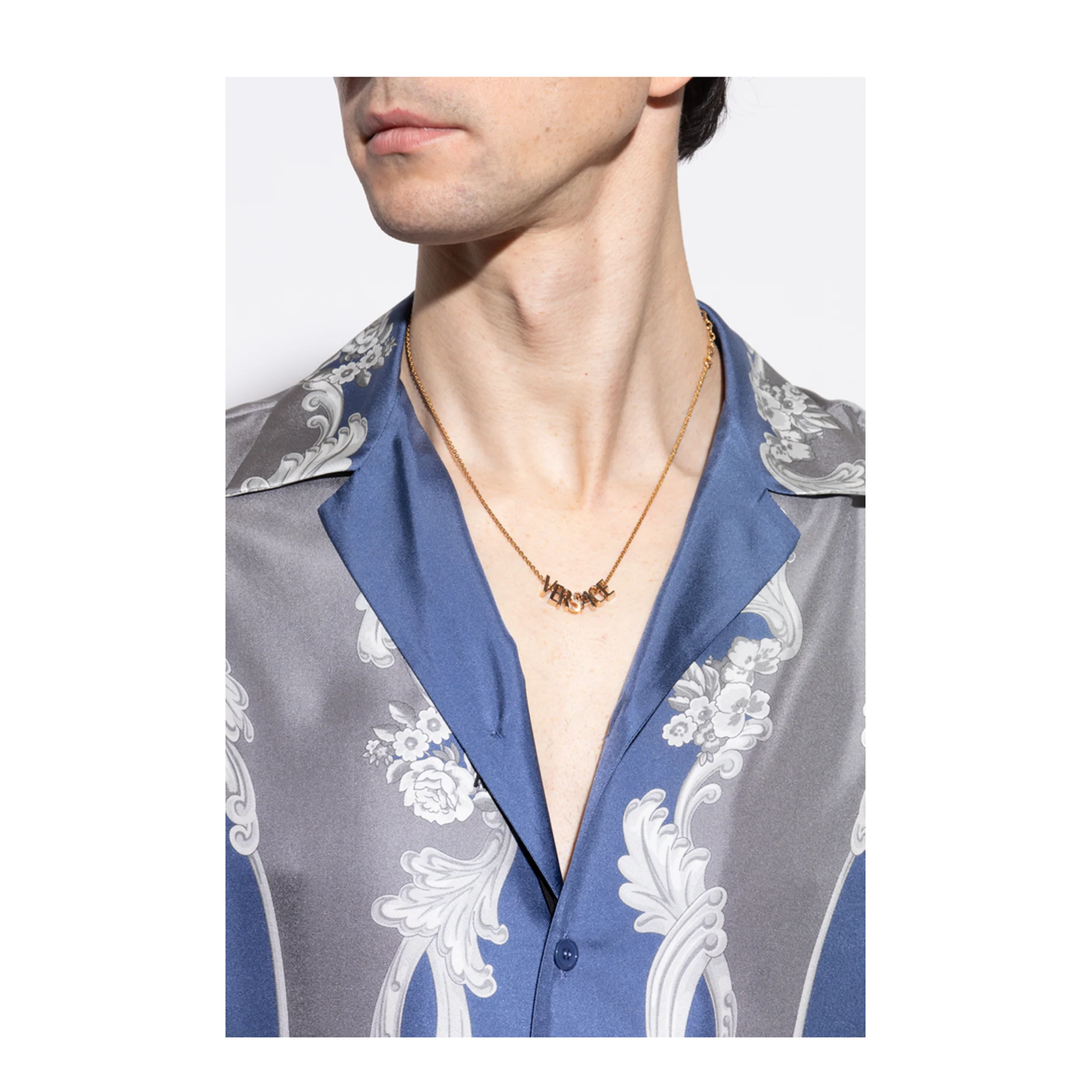 Logo Pendant Necklace Gold - Image 5