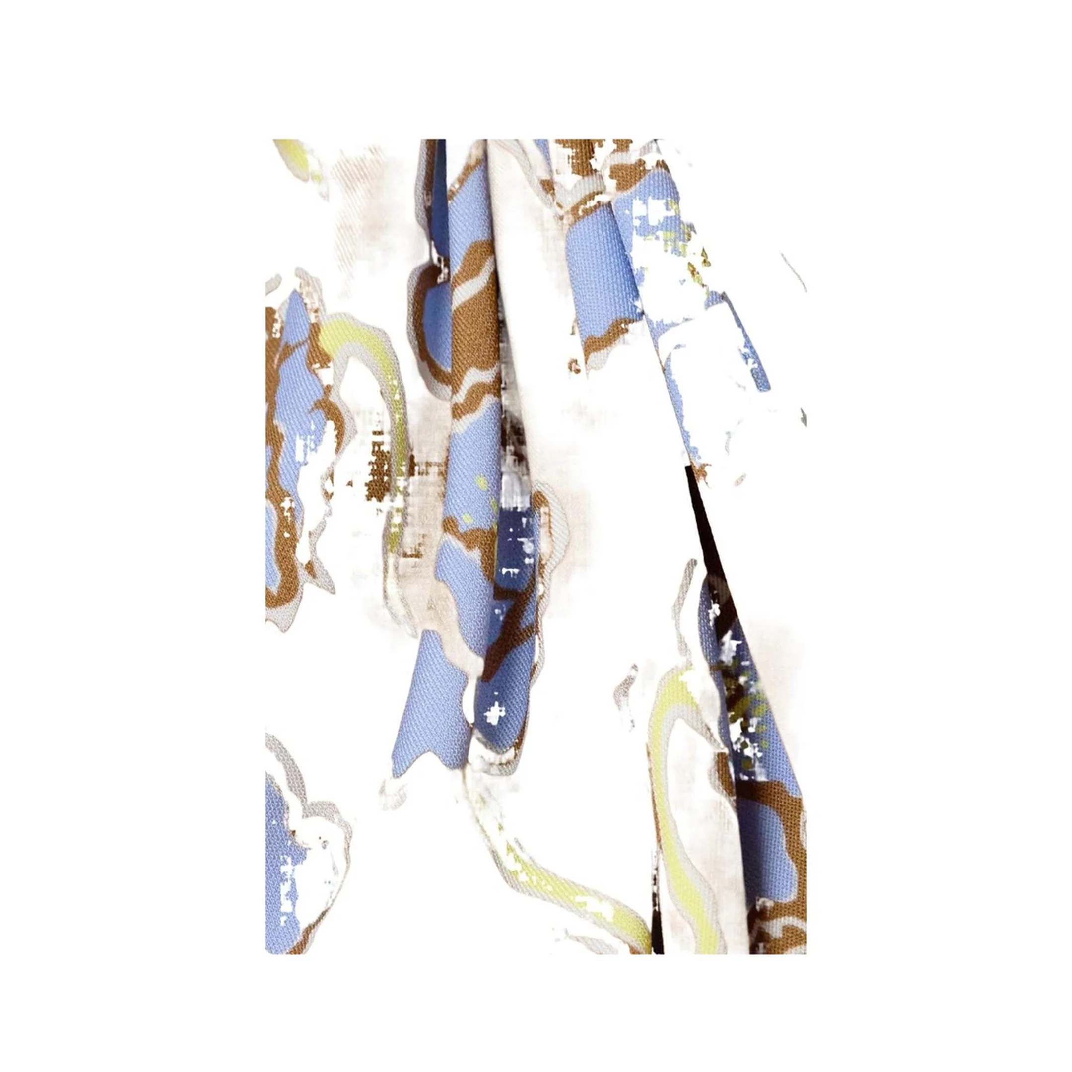 One Shoulder Dress in Multicolor Fabric - Image 4
