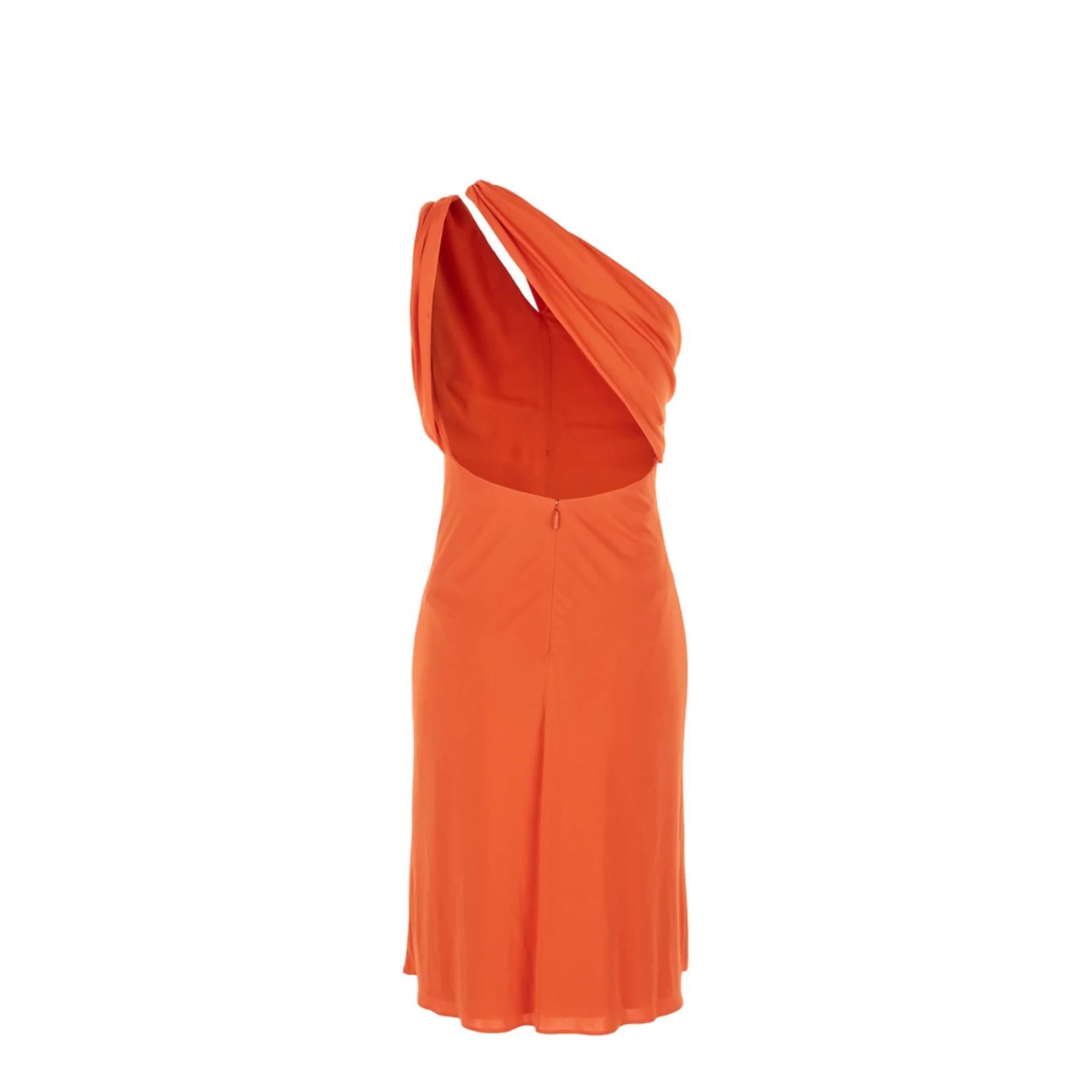 Orange Viscose Dress - Image 2