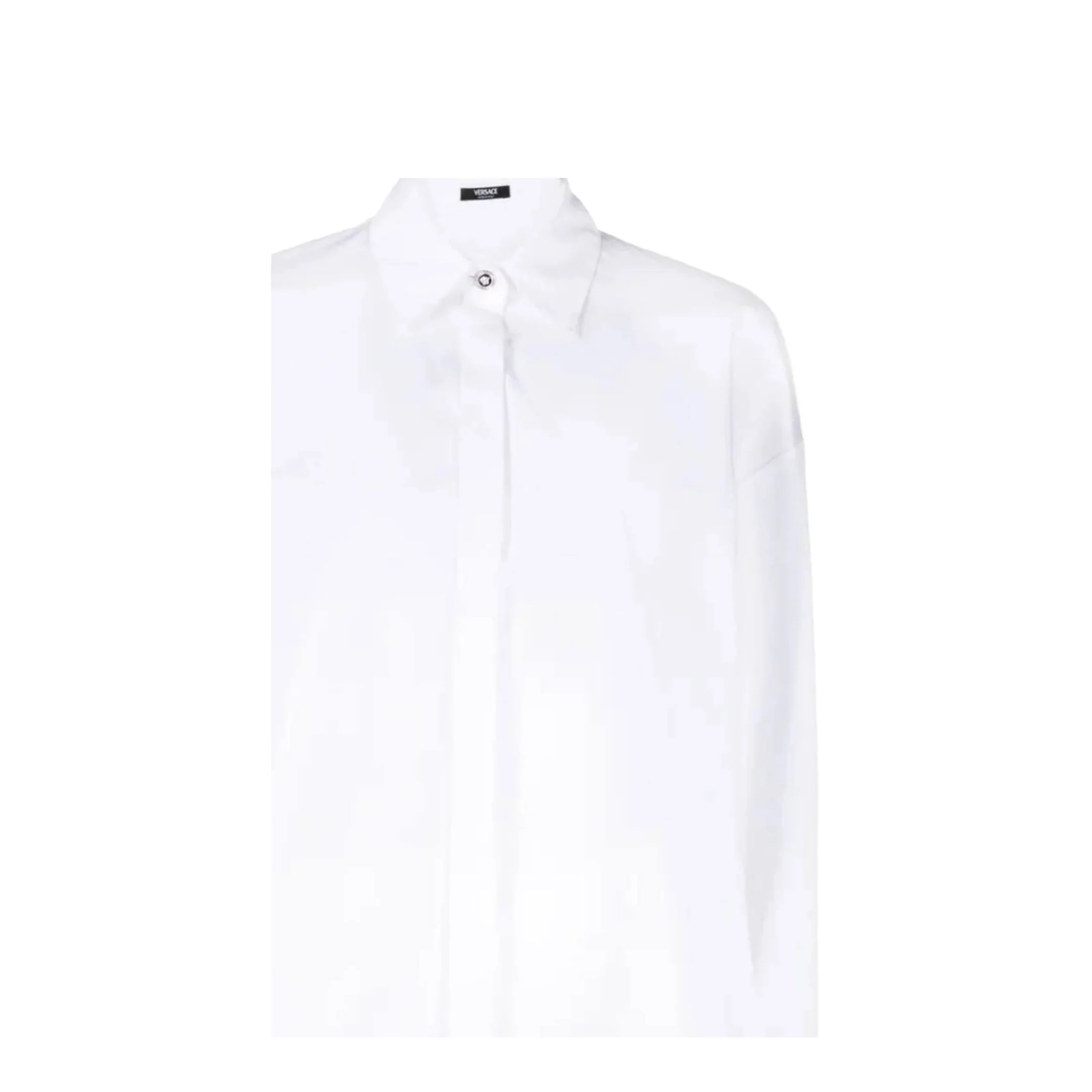 Oversized Shirt with Rounded Shoulders - Image 2