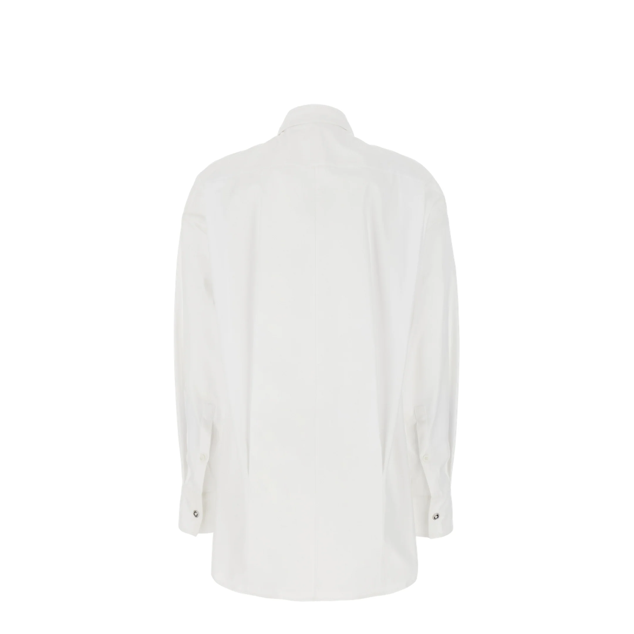 Oversized Shirt with Rounded Shoulders - Image 4