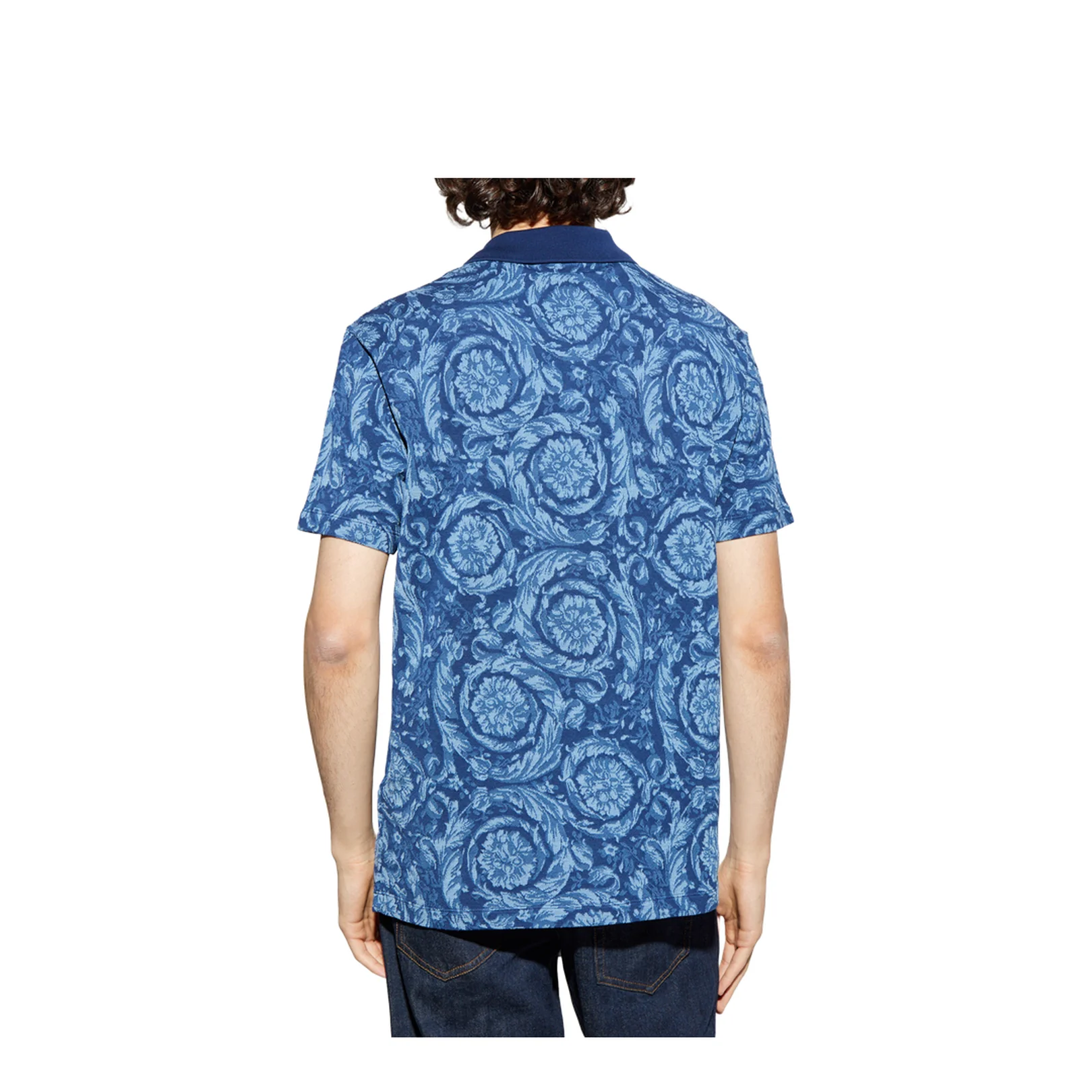 Polo Shirt with Barocco Pattern - Image 4