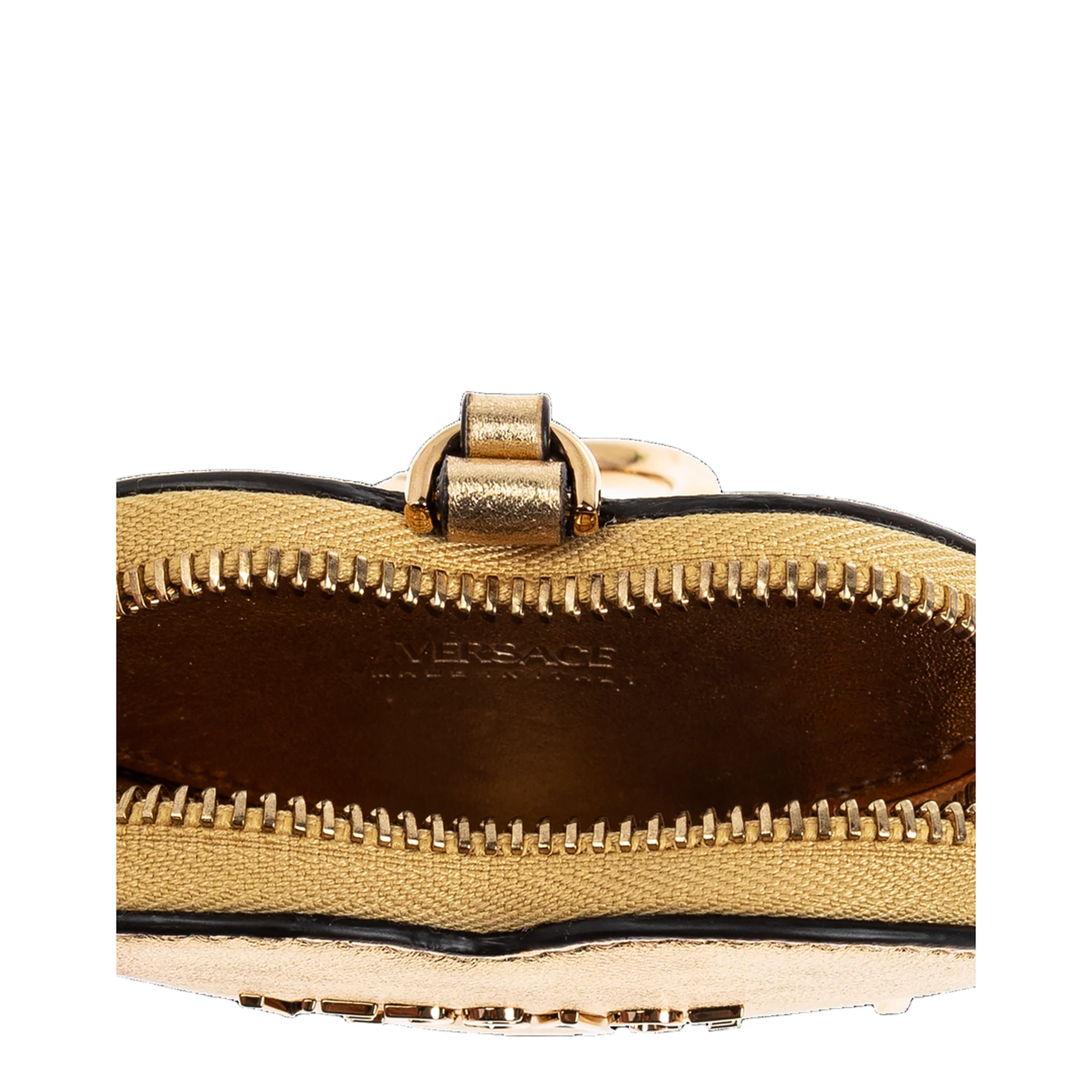 Zipped Keychain Pouch - Gold - Image 4