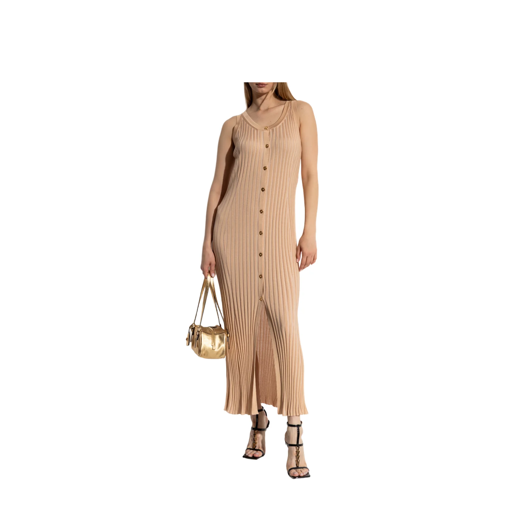Ribbed Sleeveless Dress - Image 2