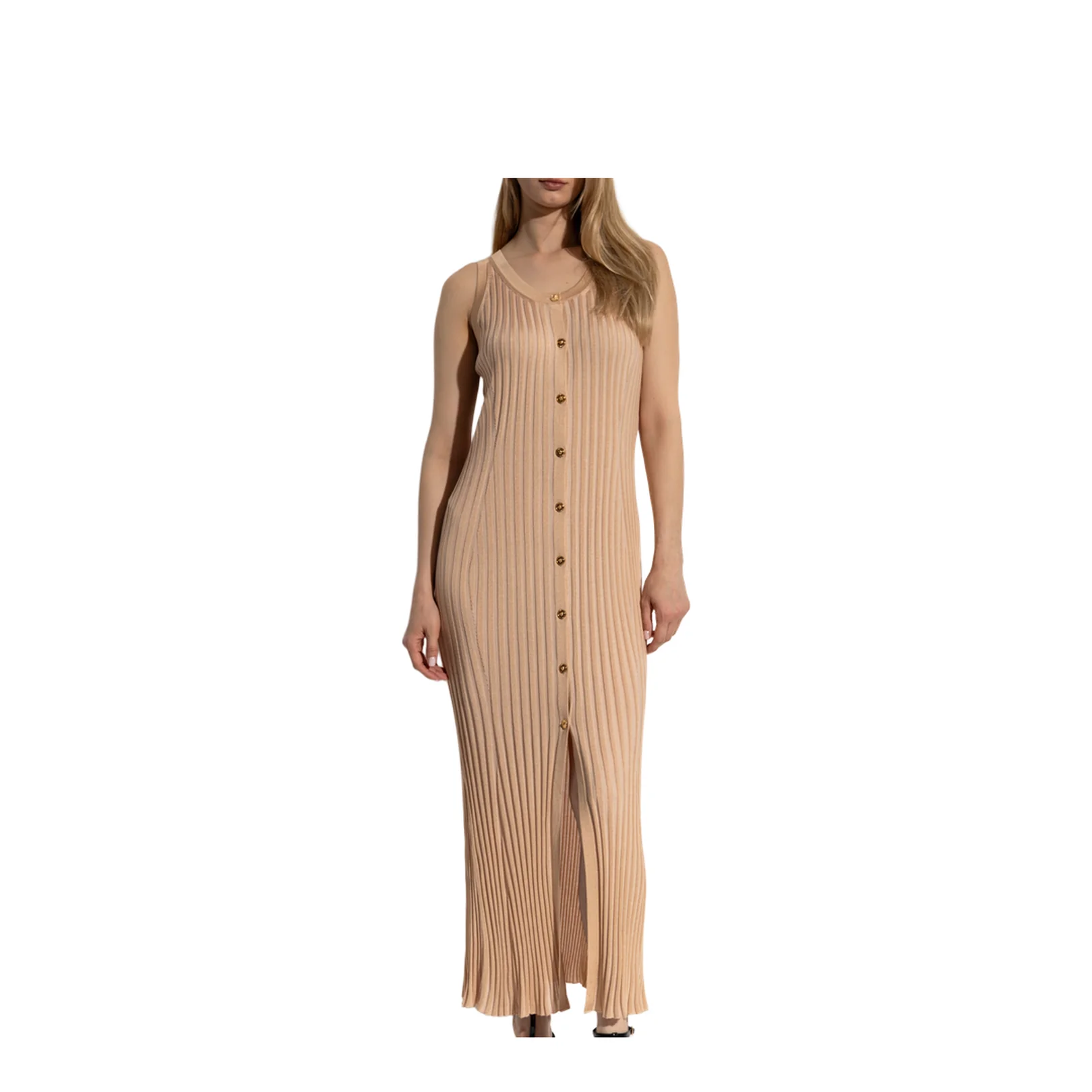 Ribbed Sleeveless Dress - Image 3