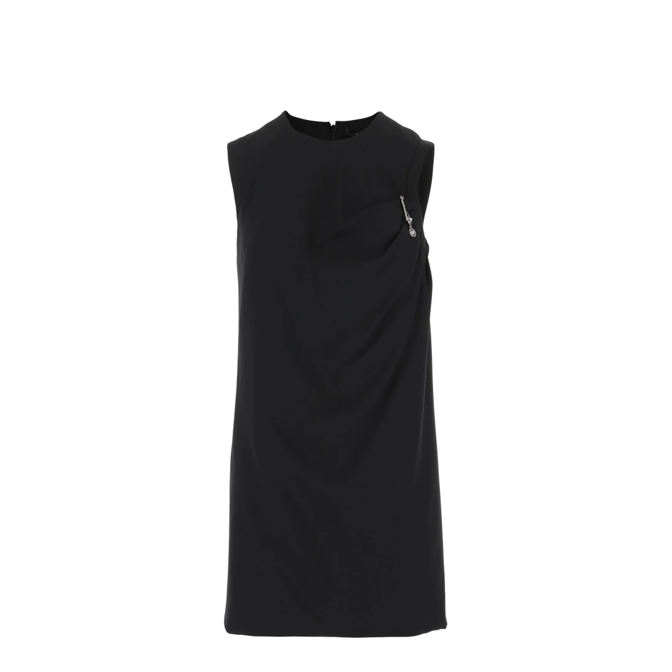 Satin Dress With Safety Pin