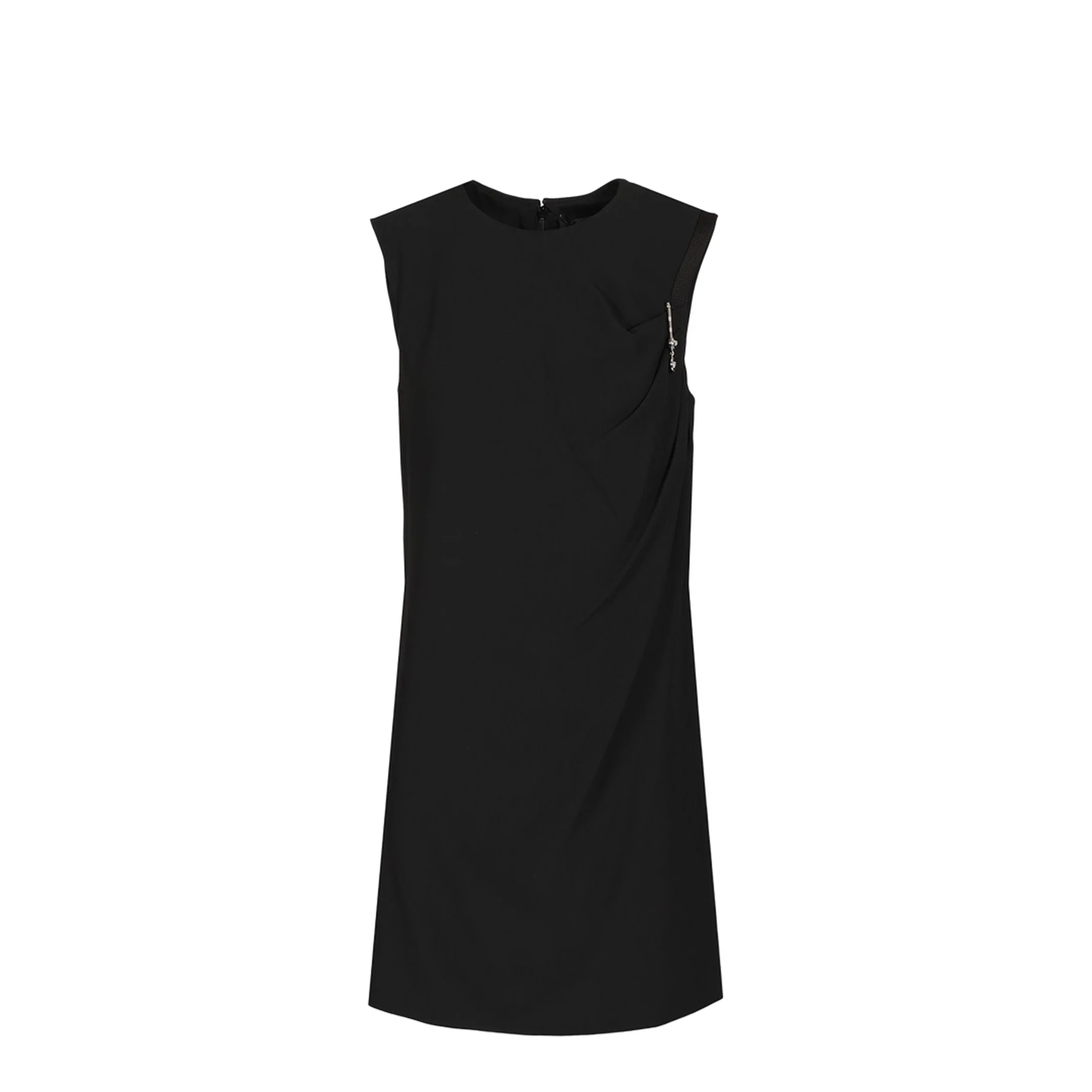 Satin Dress With Safety Pin - Image 4