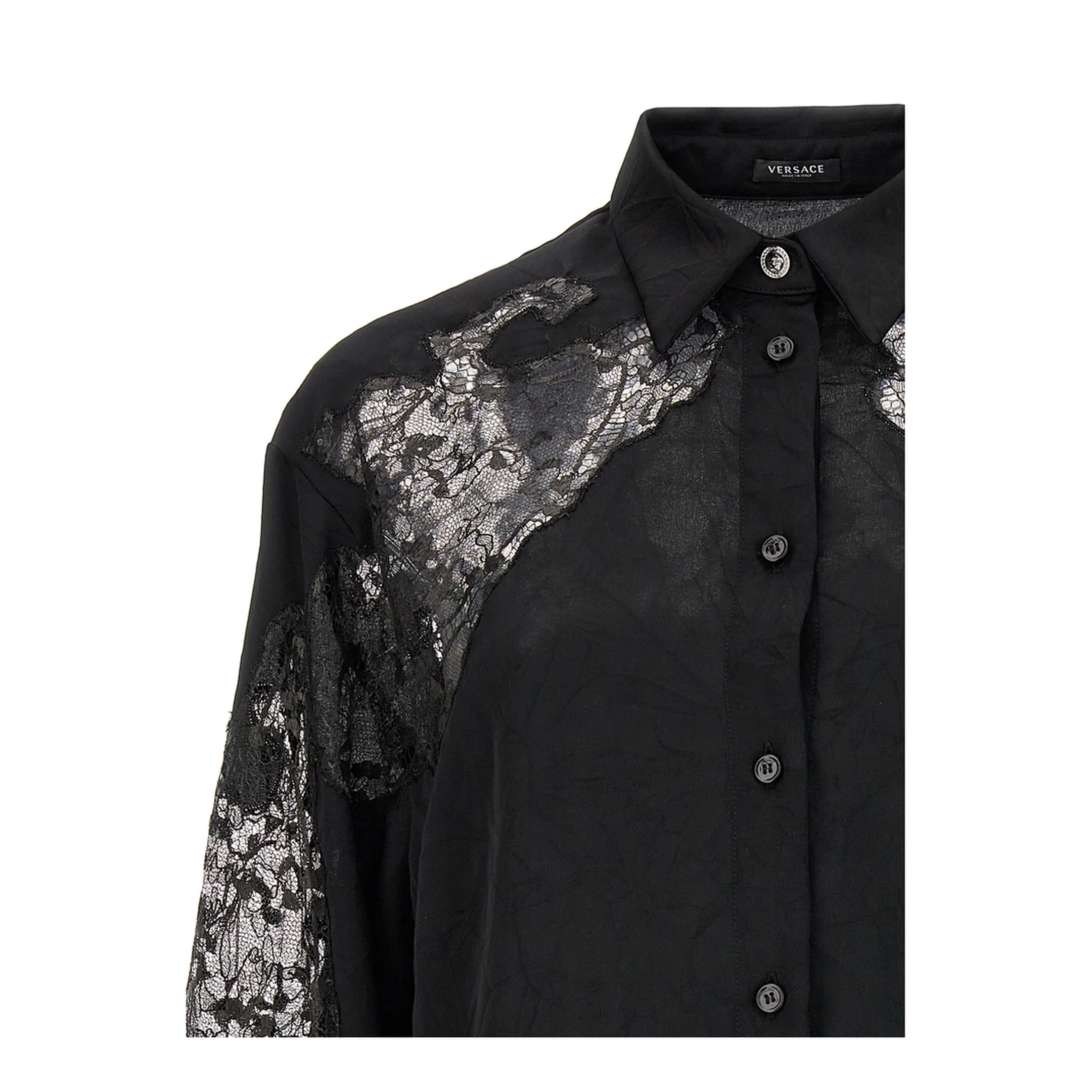 Satin Lace Shirt - Image 3