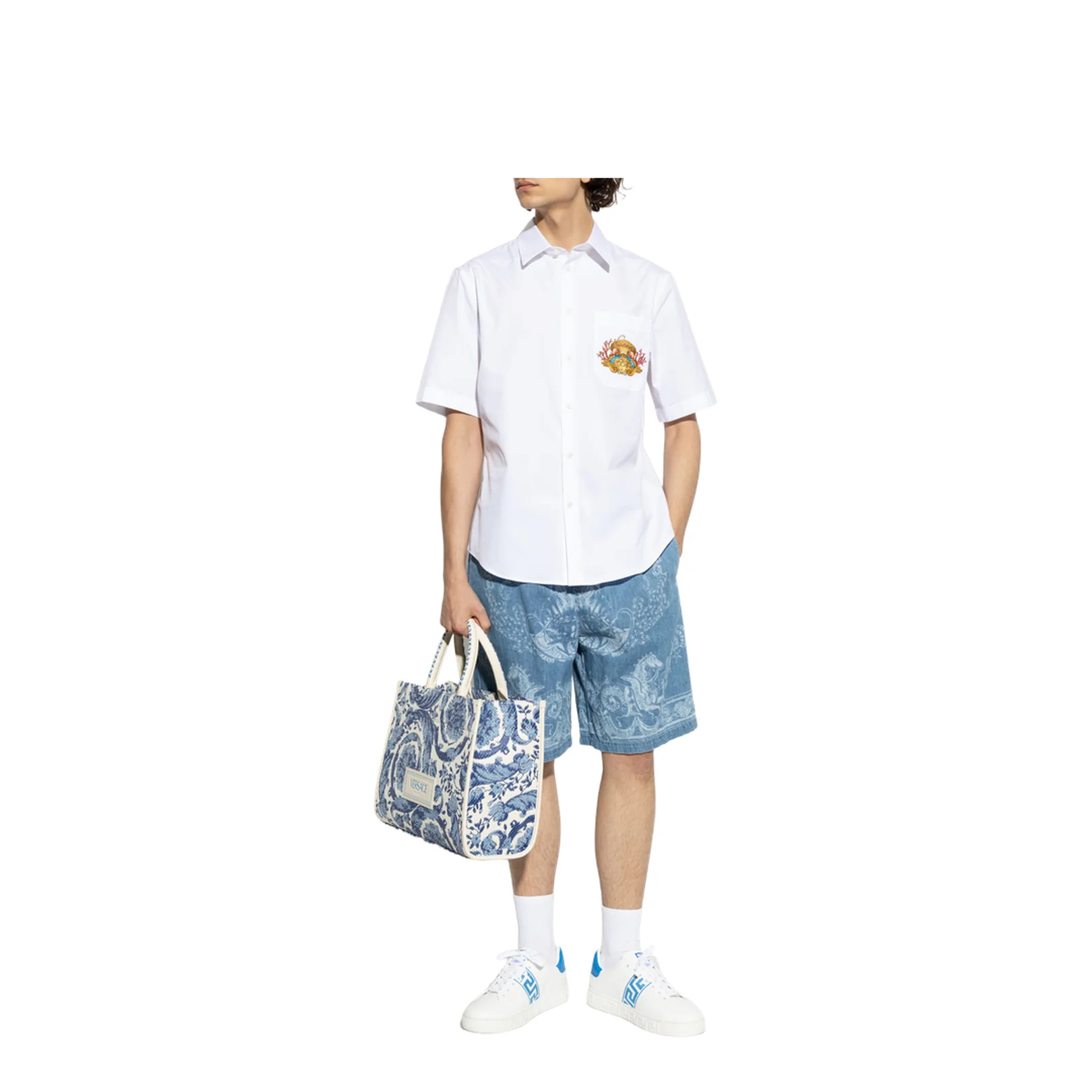 White Shirt with Pocket - Image 2