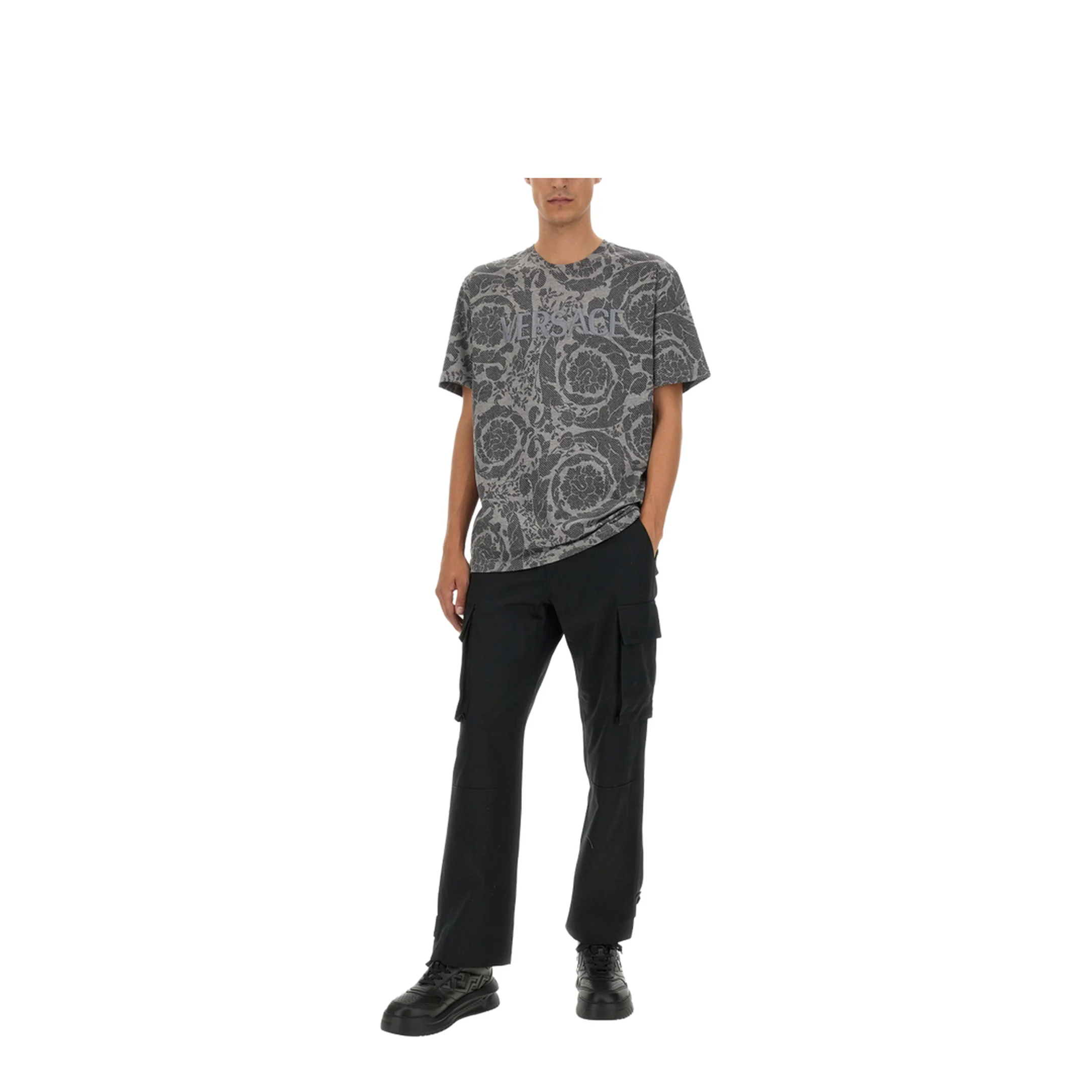 Silhouette Baroque Logo T-Shirt - Image 2
