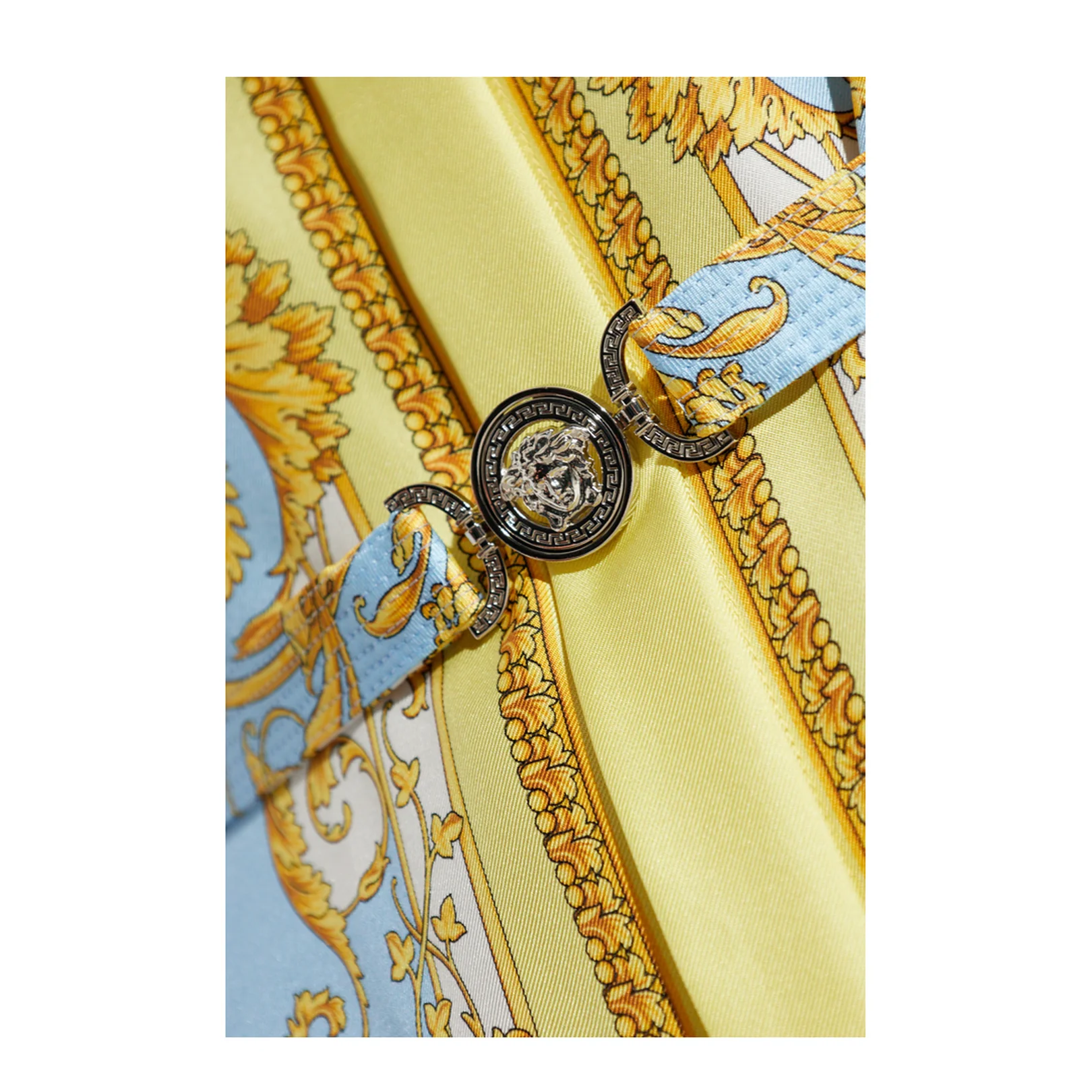 Silk Dress with Belt - Image 5
