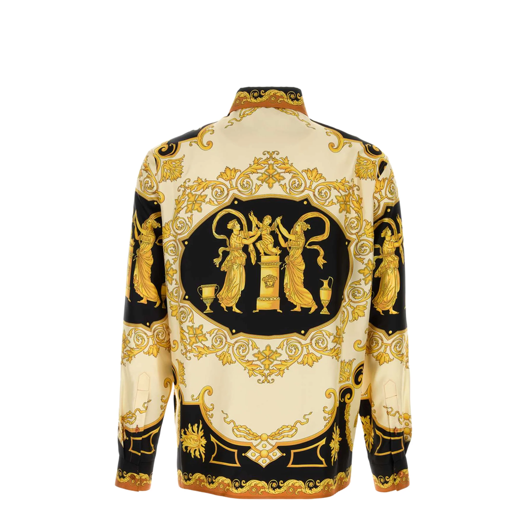 Silk Shirt Multicolor Motif - Image 2