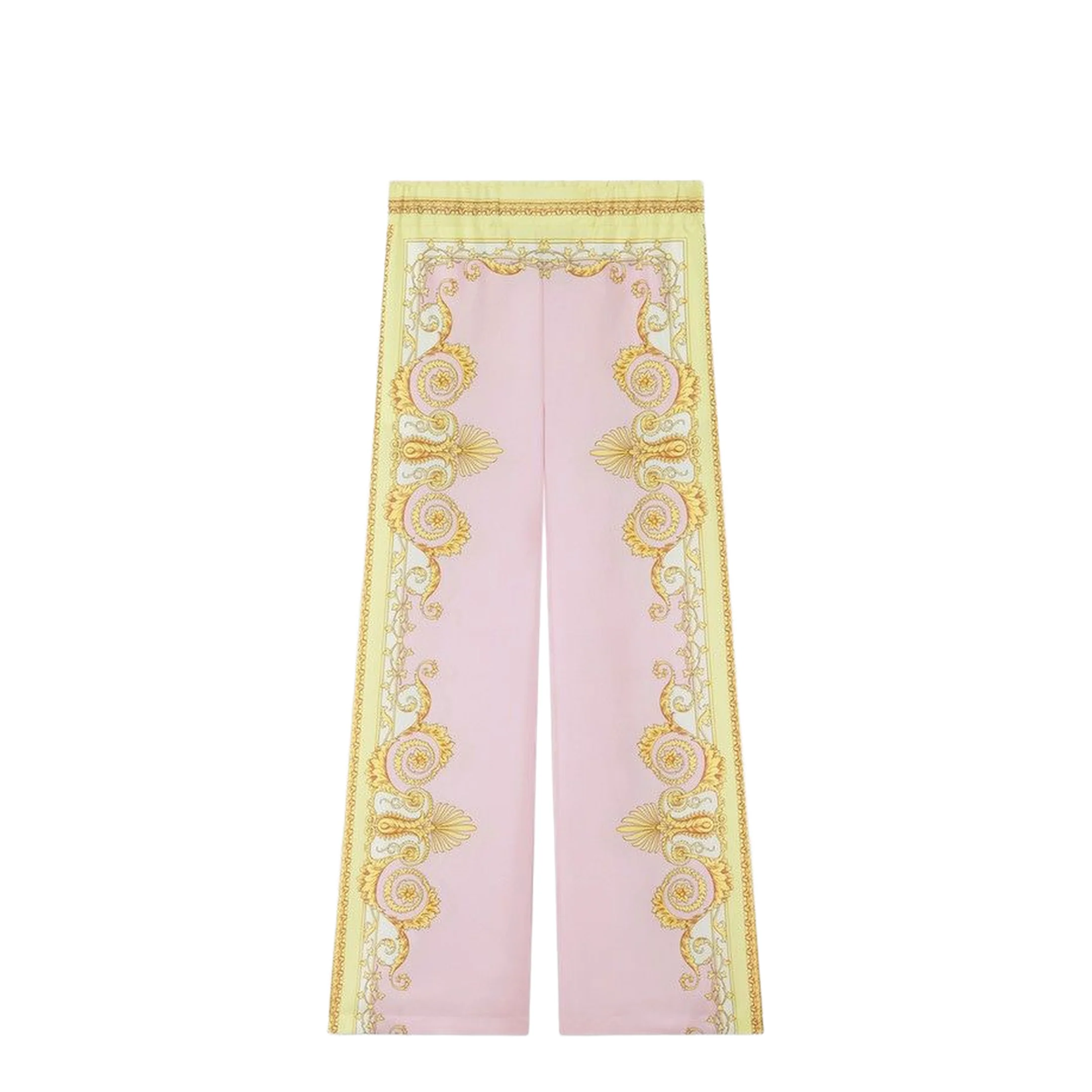 Silk Straight Leg Trousers - Image 3