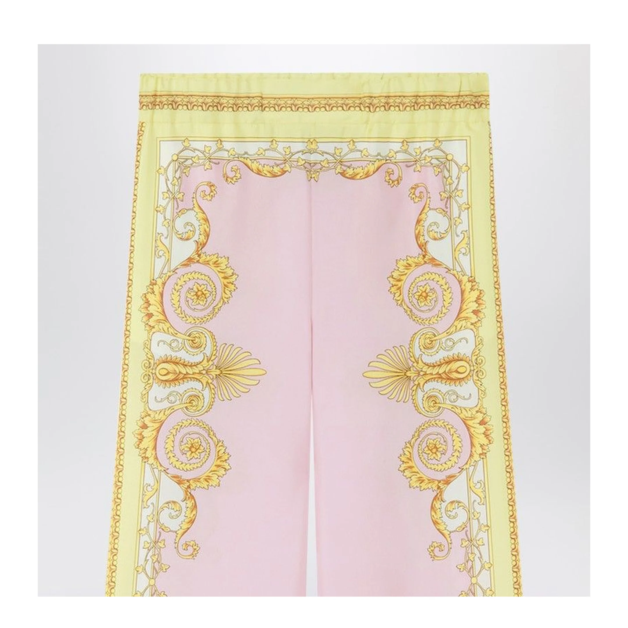 Silk Straight Leg Trousers - Image 4