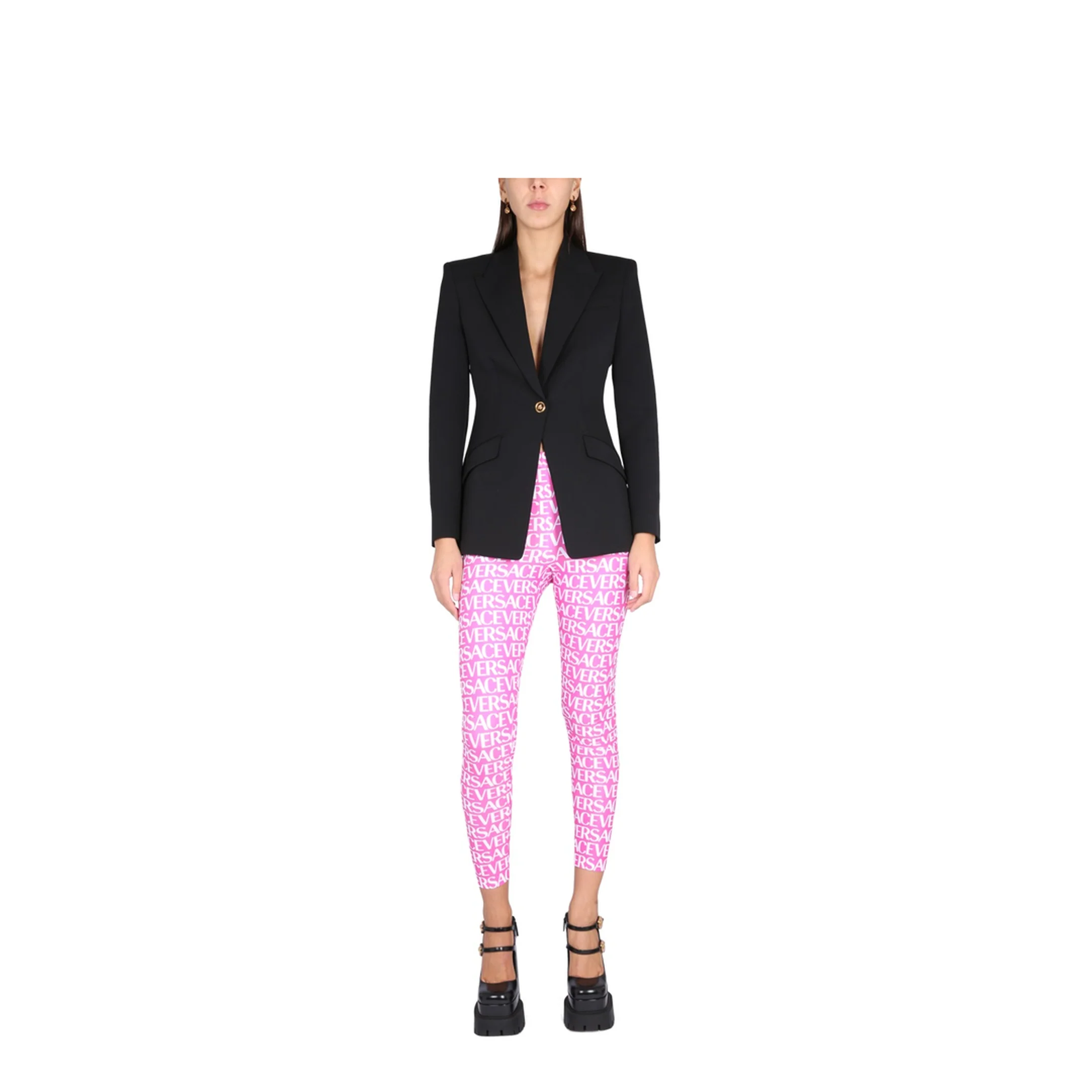 Single-Breasted Jacket Black - Image 2
