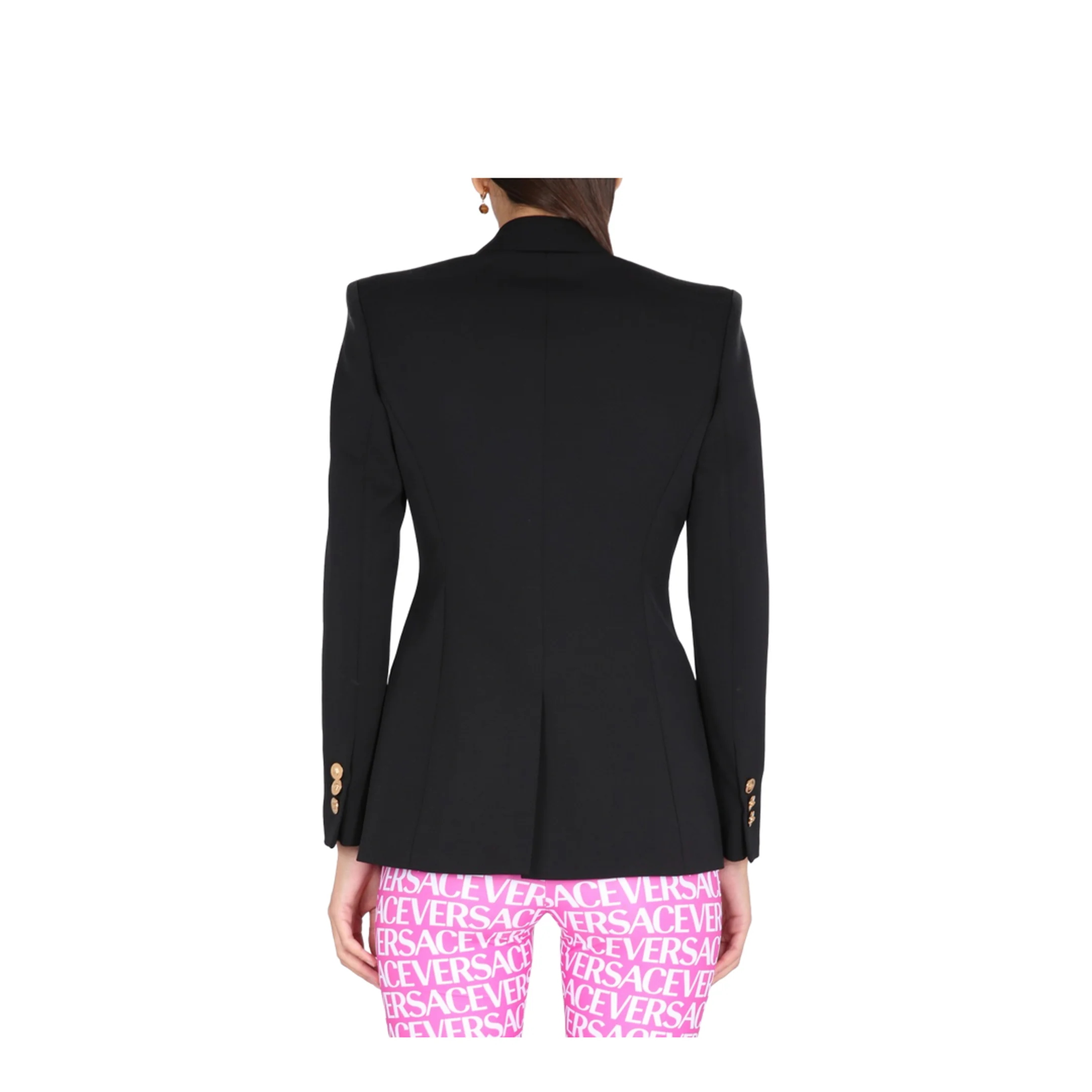 Single-Breasted Jacket Black - Image 3