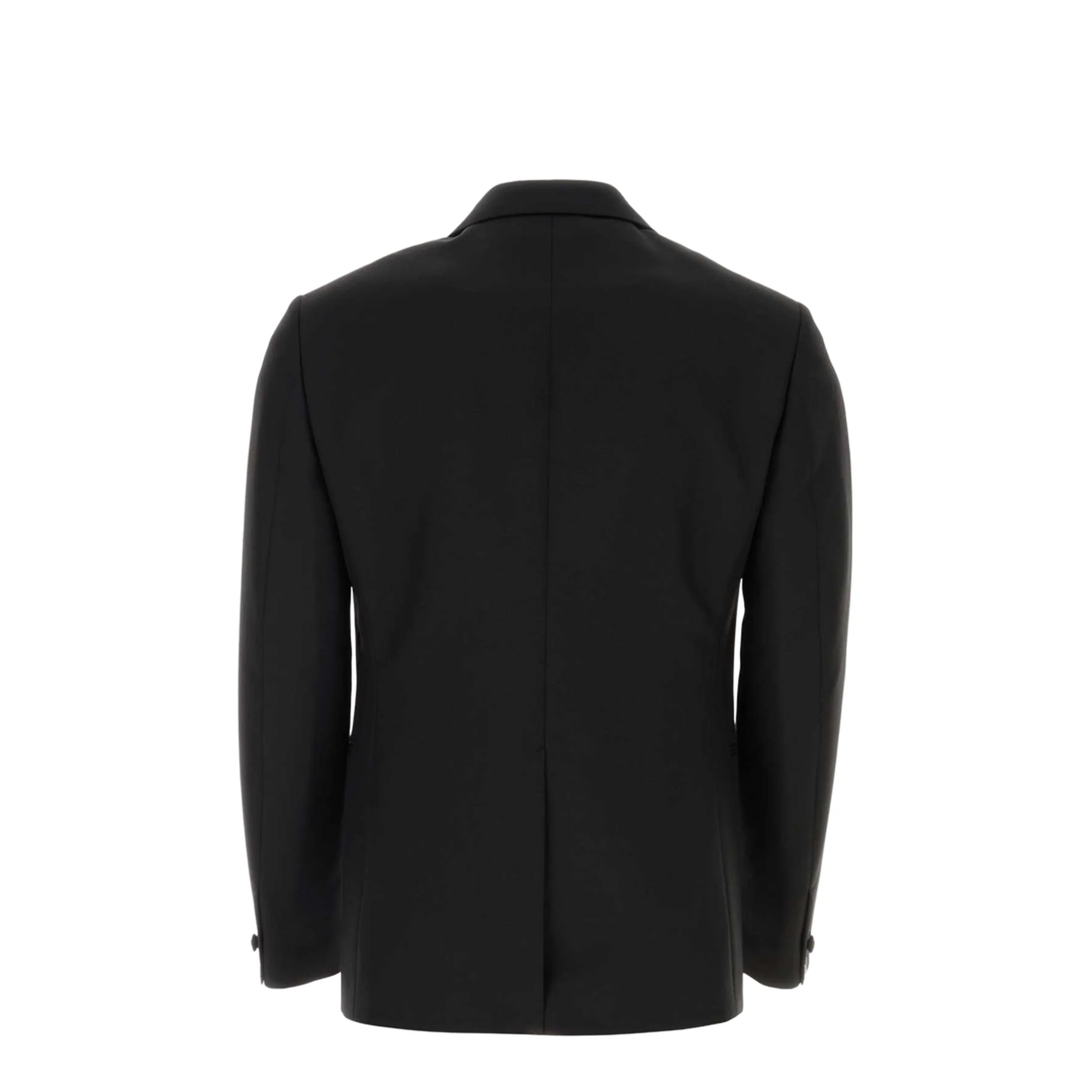Single-Breasted Tailored Blazer Jacket Black - Image 4
