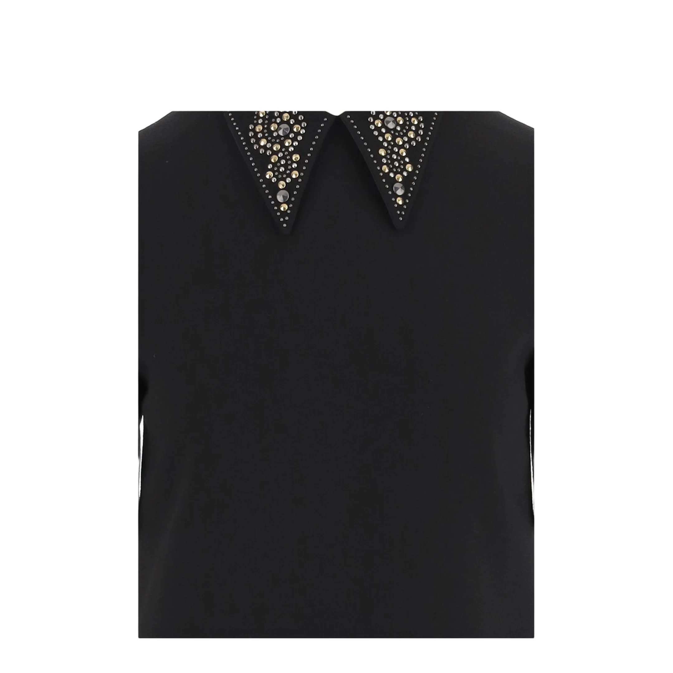 Studded Wool Crêpe Minidress - Image 3