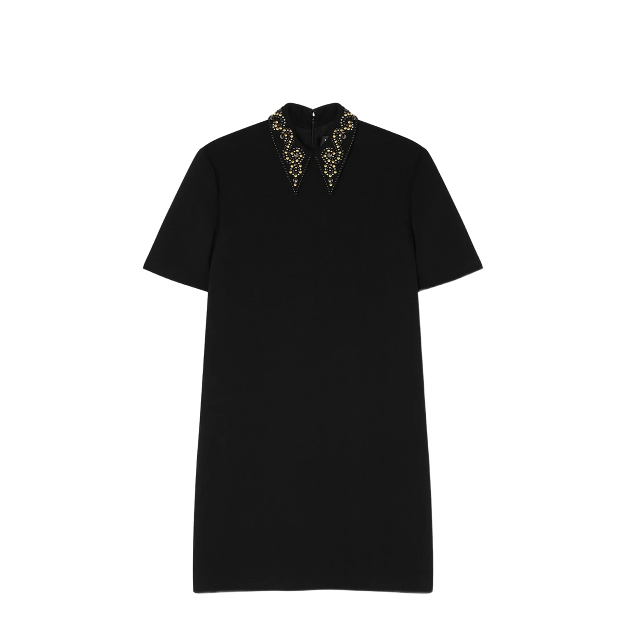 Studded Wool Crêpe Minidress - Image 4