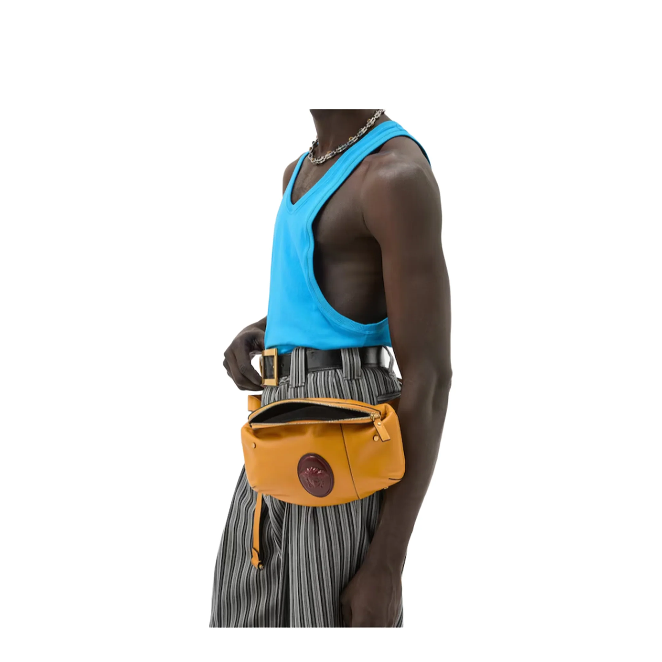 Cotton-Jersey Tank Top Light Blue - Image 3
