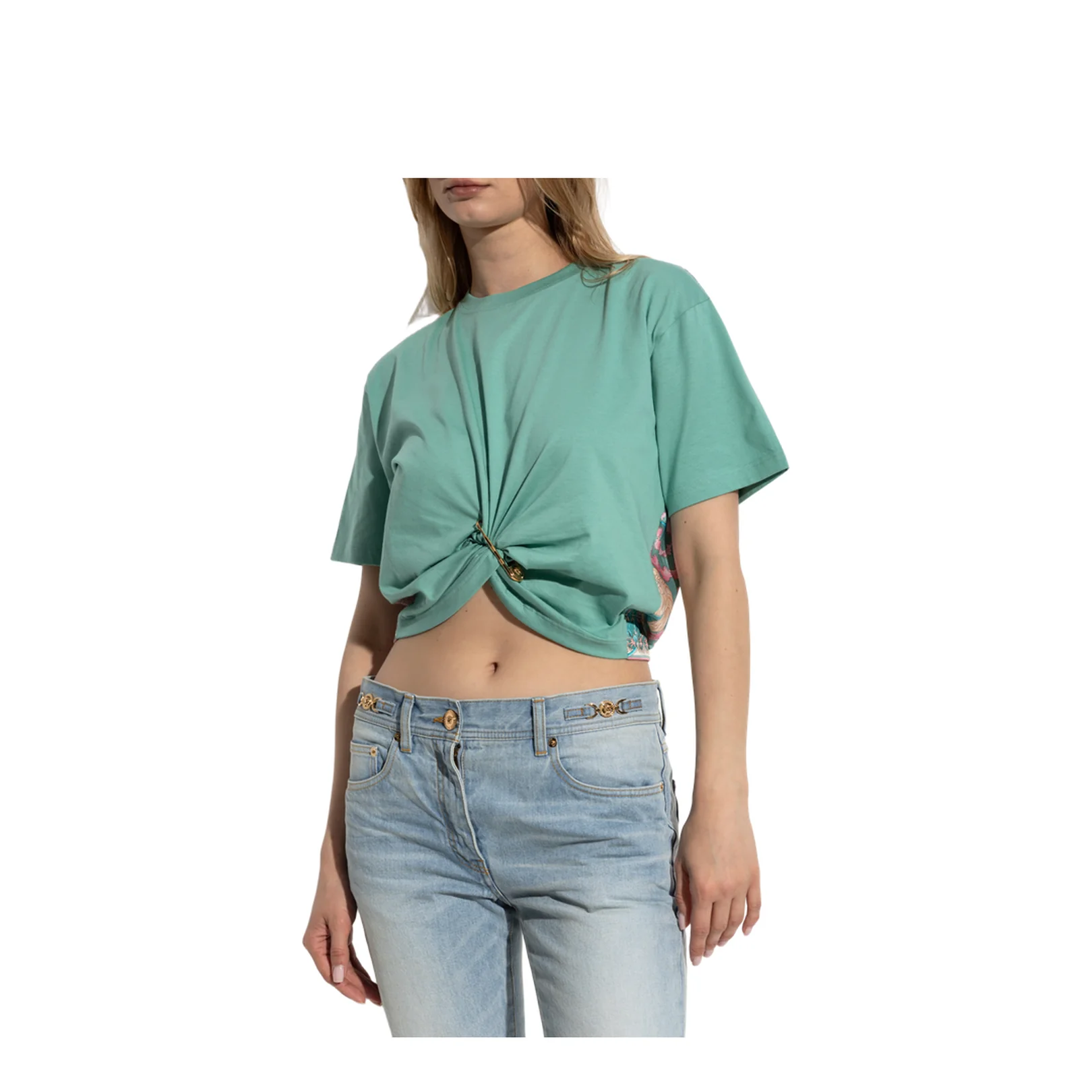 Top With A Decorative Safety Pin - Image 3