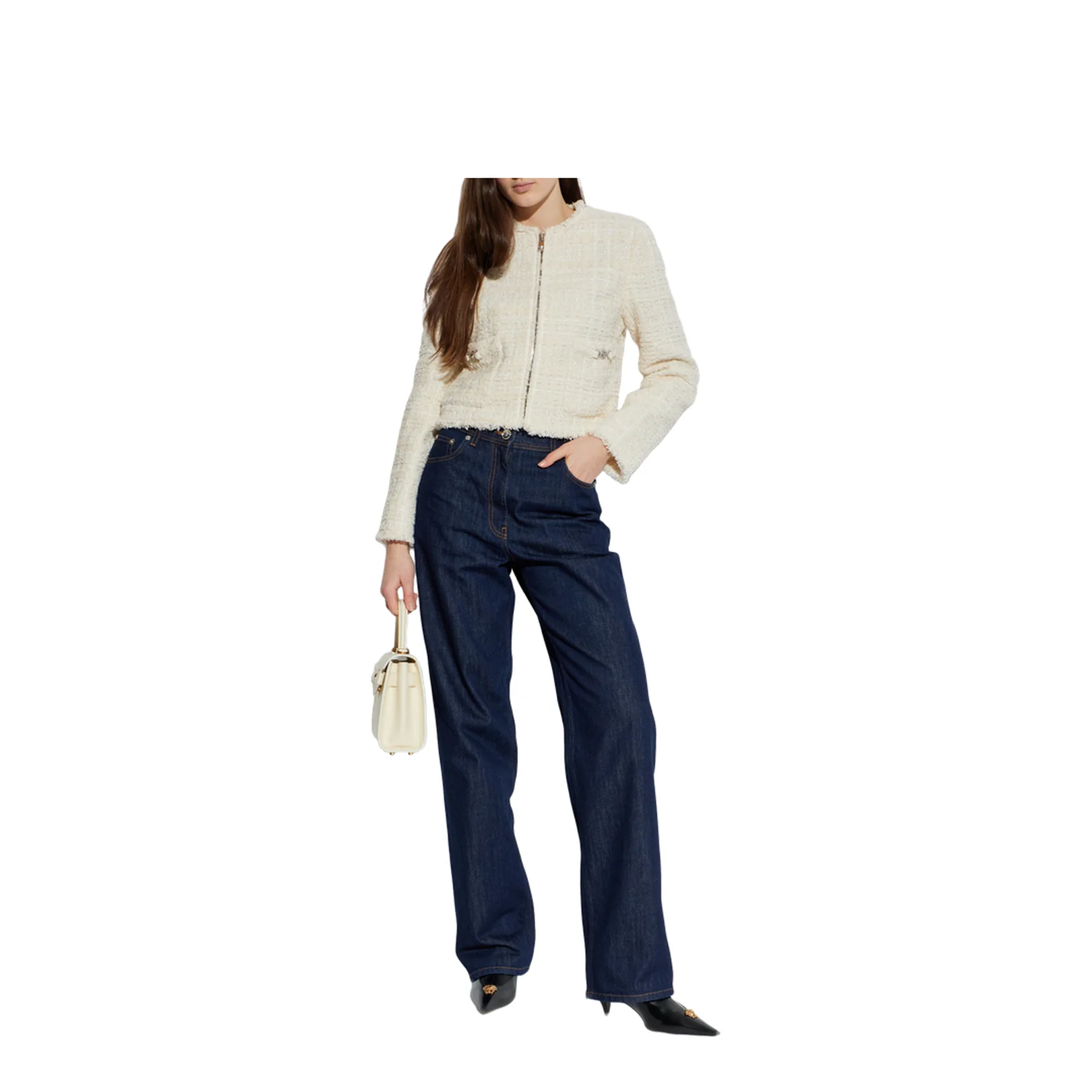 Tweed Blazer White - Image 2