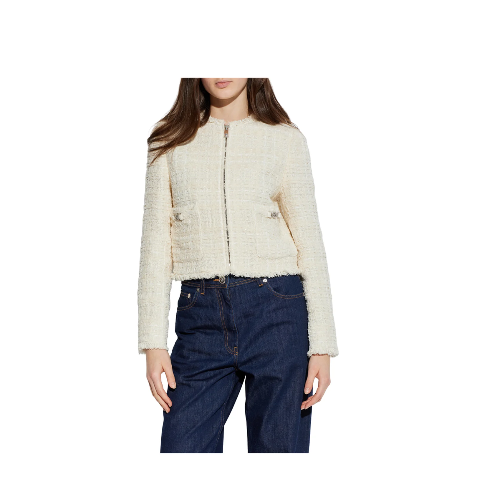 Tweed Blazer White - Image 3