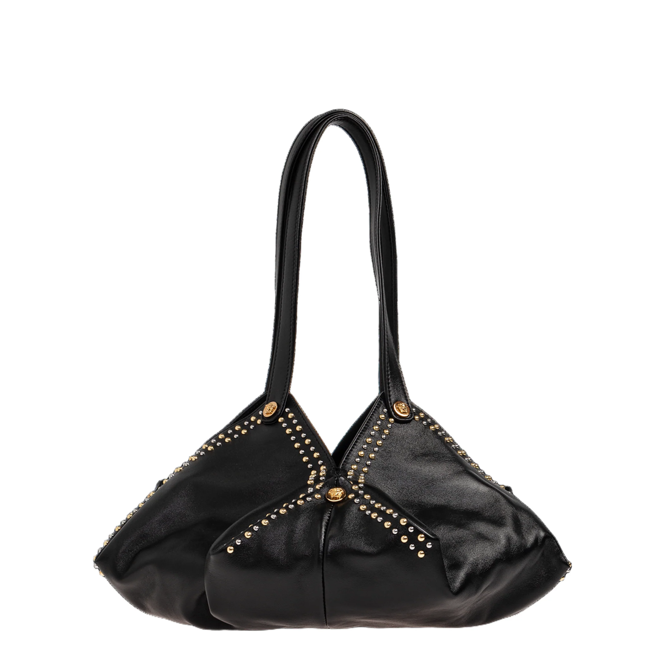 Protea Leather Shoulder Bag - Black - Image 2