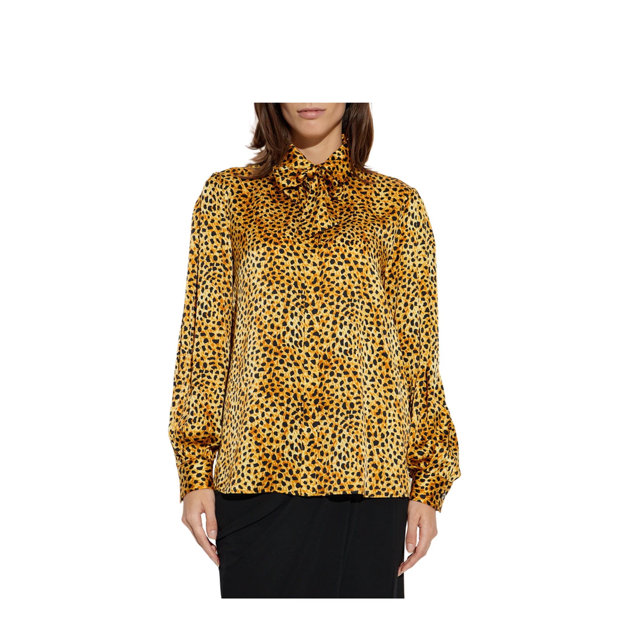 Women Shirt Cheetah Allover Print Medusa Motif - Image 3