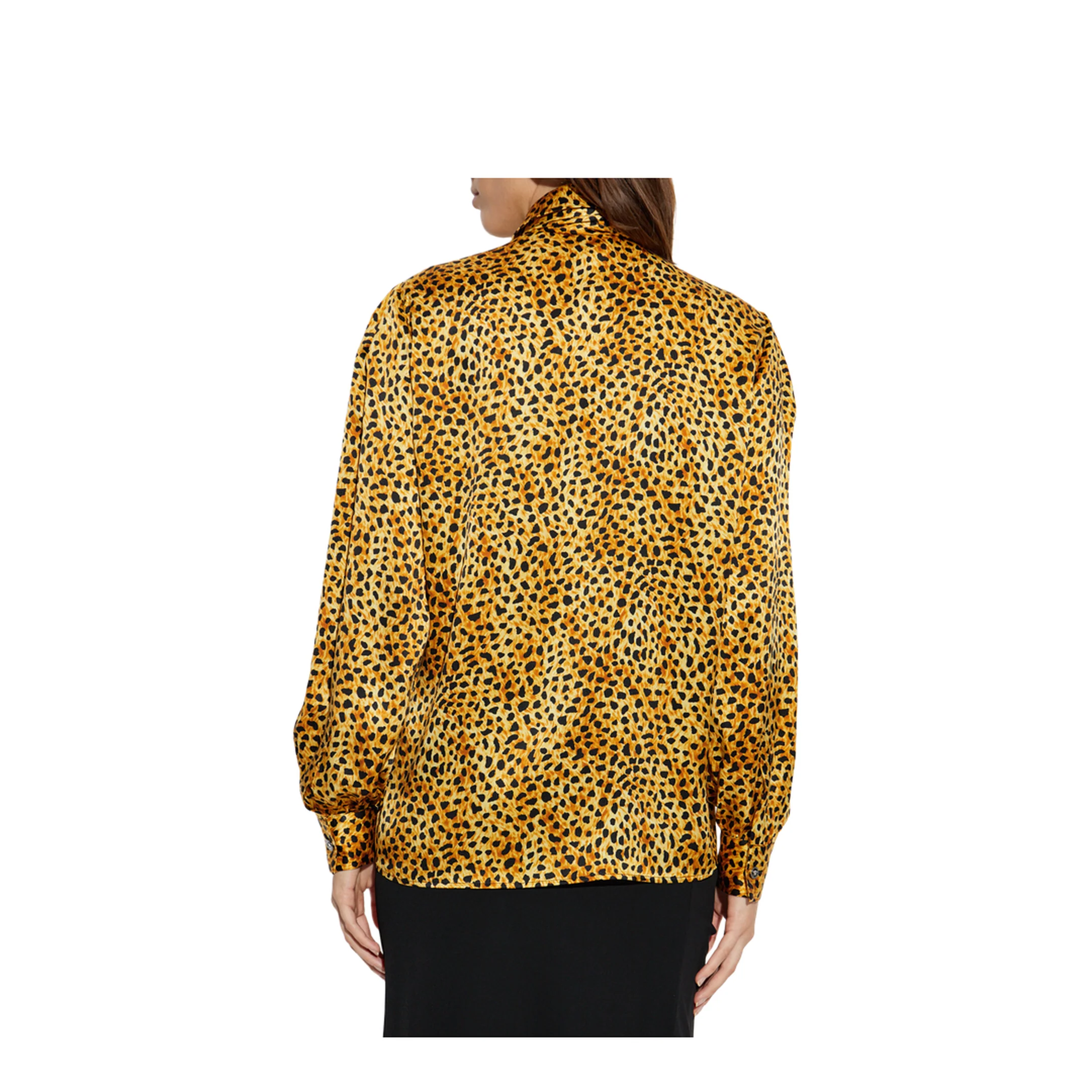 Women Shirt Cheetah Allover Print Medusa Motif - Image 4