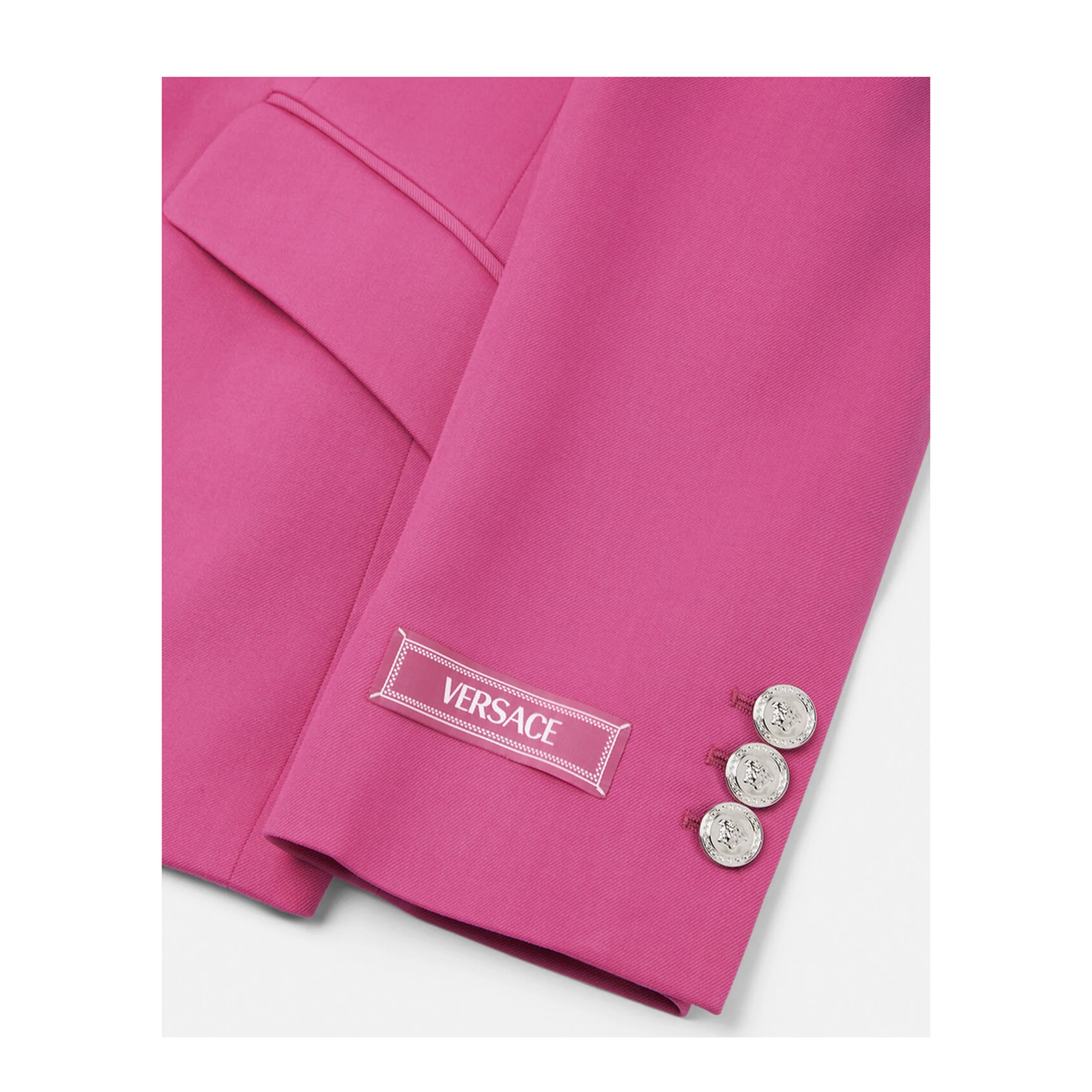 Wool Blazer with Closed Lapels - Image 4