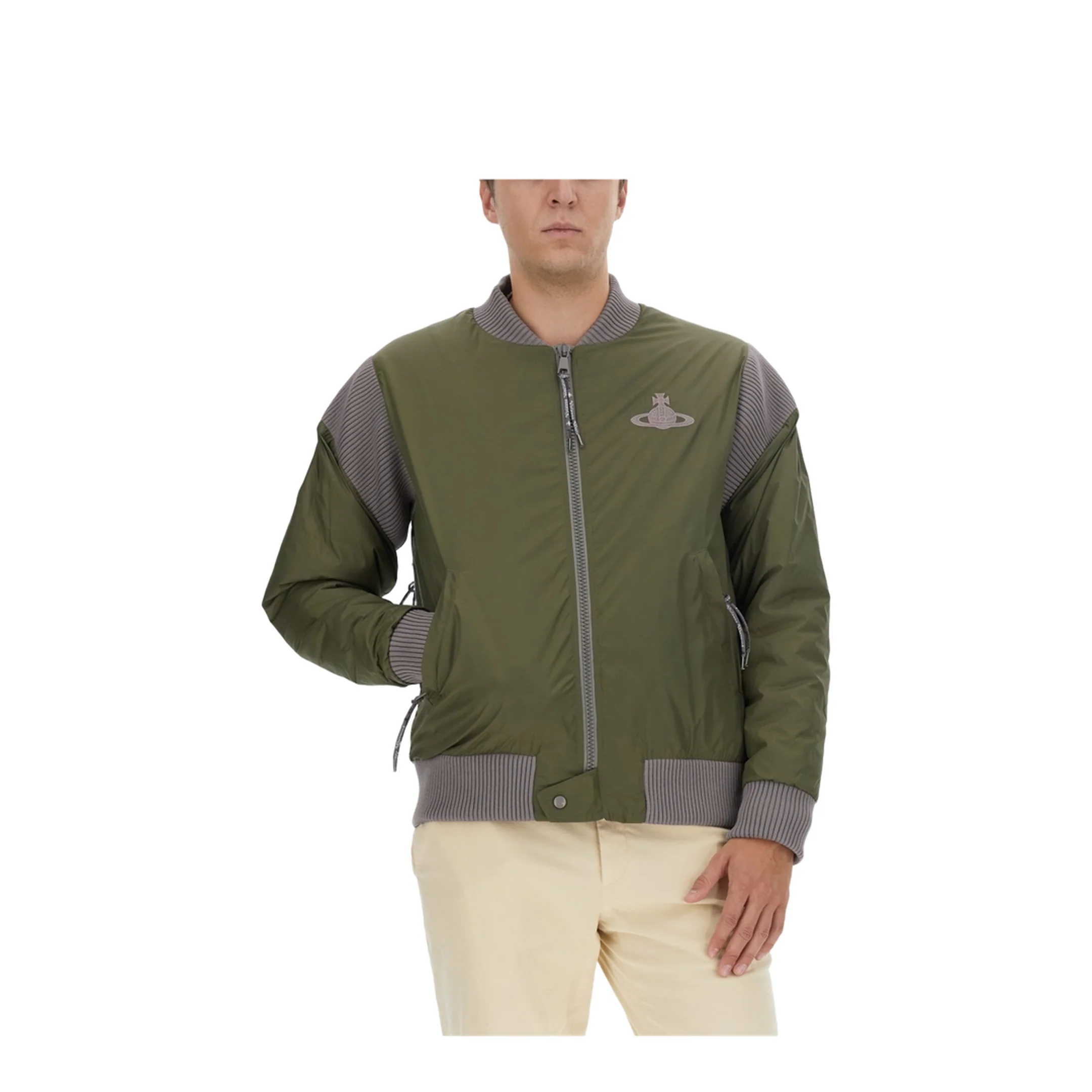 Bomber Jacket With Logo - Image 4