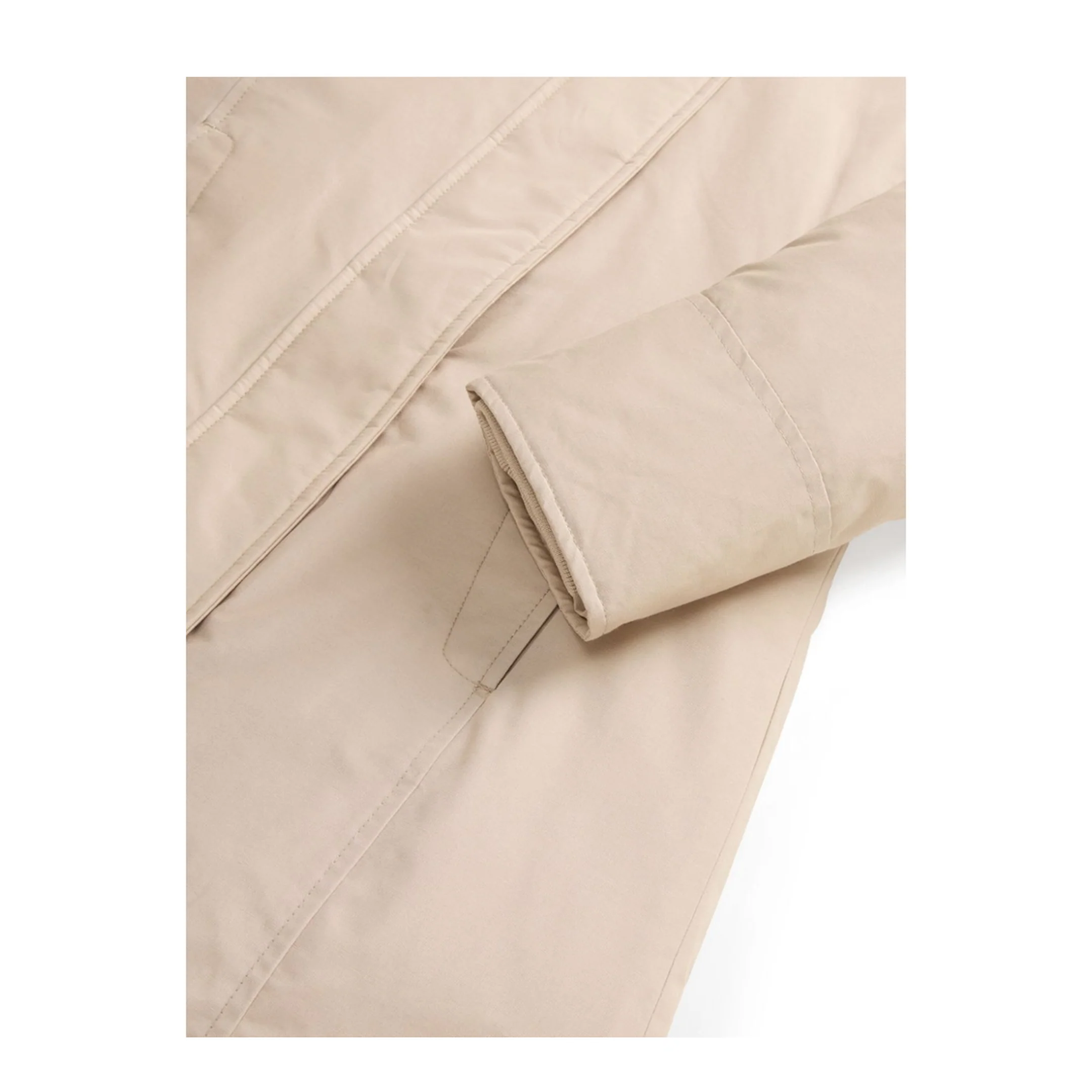Logo-patch Zip-up Padded Coat - Image 3